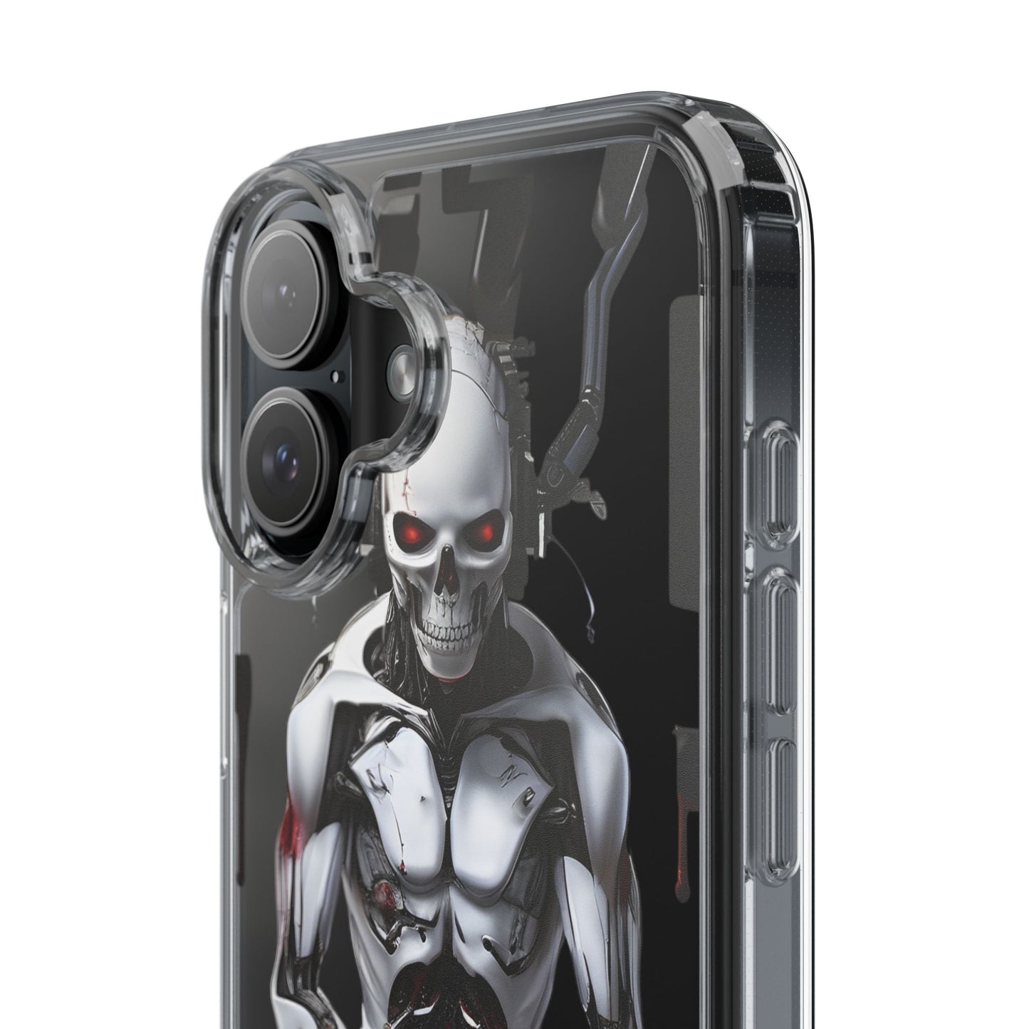 Clear Phone Cases with Cyber Design