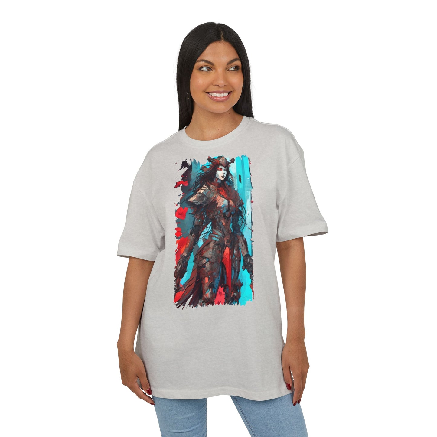 Stylish Graphic Oversize Tee with Fantasy Art, Unisex Casual Shirt, Anime Inspired Tee, Unique Gift for Gamers, Comfortable Everyday Wear
