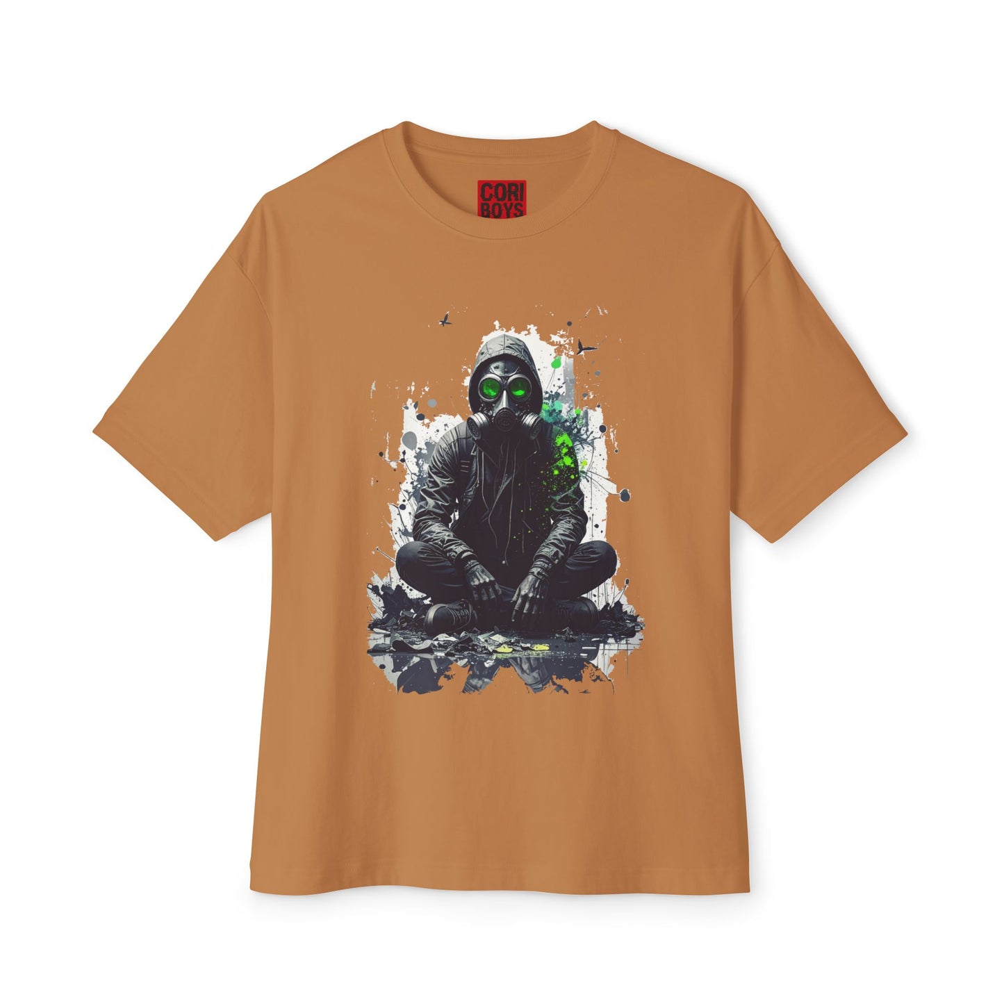 Gritty Street Art Boxy Tee, Unisex Tee, Graphic Tee, Oversized T-Shirt, Urban Fashion, Unique Gift, Casual Wear