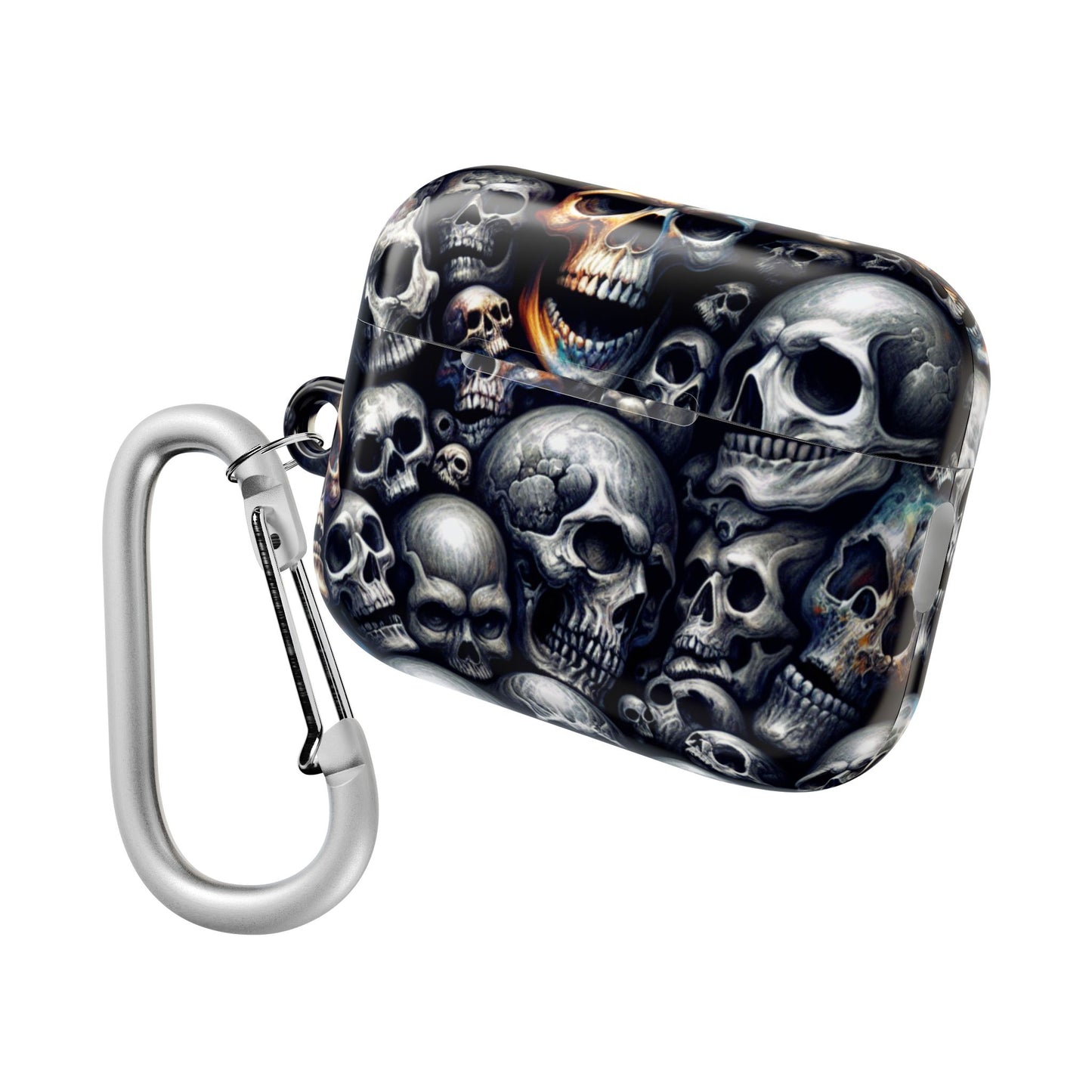 Gothic Skull AirPod Cases - Edgy Accessories for Music Lovers, Unique Gift for Teens, Halloween, Gothic Style, Skull Designs