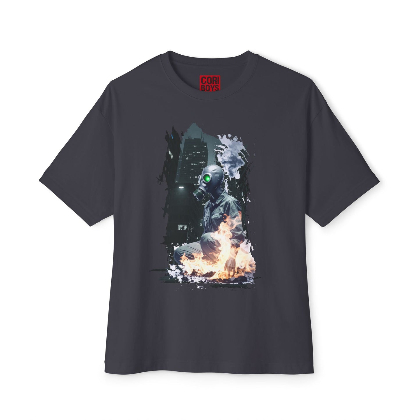 Cool Graffiti Monster Tee, Unisex Boxy T-Shirt, Streetwear Fashion, Graphic Tee, Unique Urban Style
