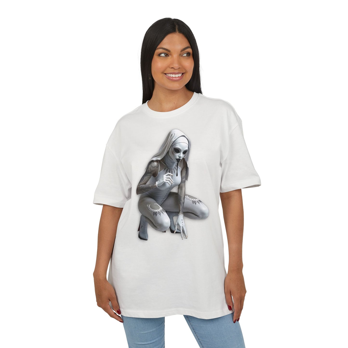 Horror Unisex Heavy Oversize Tee - Casual Streetwear