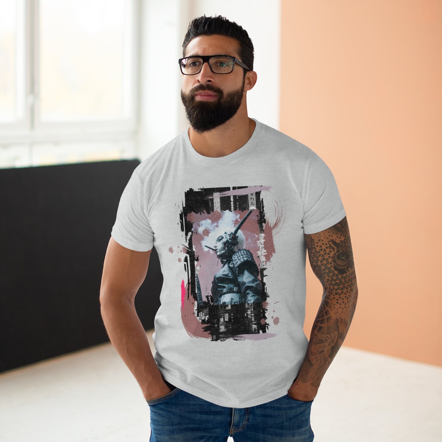 Cool Robot Graphic Tee, Unisex Streetwear Shirt, Unique Gift for Gamers, Casual Style, Art T-Shirt