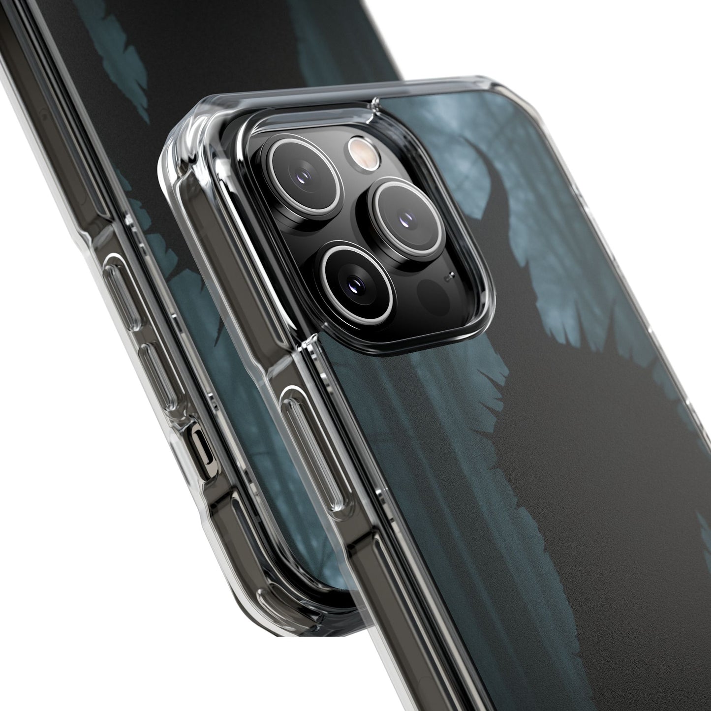 Magnetic Phone Cases, Dark Fantasy Case, Spooky Halloween Accessory, Gift for Gamers, Customizable Clear Impact Cover