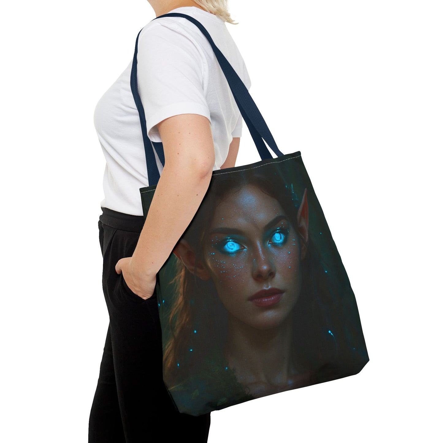 Enchanted Elf Tote Bag | Mystical Shopping Bag, Fantasy Artwork, Gifts for Her, Eco-Friendly Bag, Boho Chic Accessory