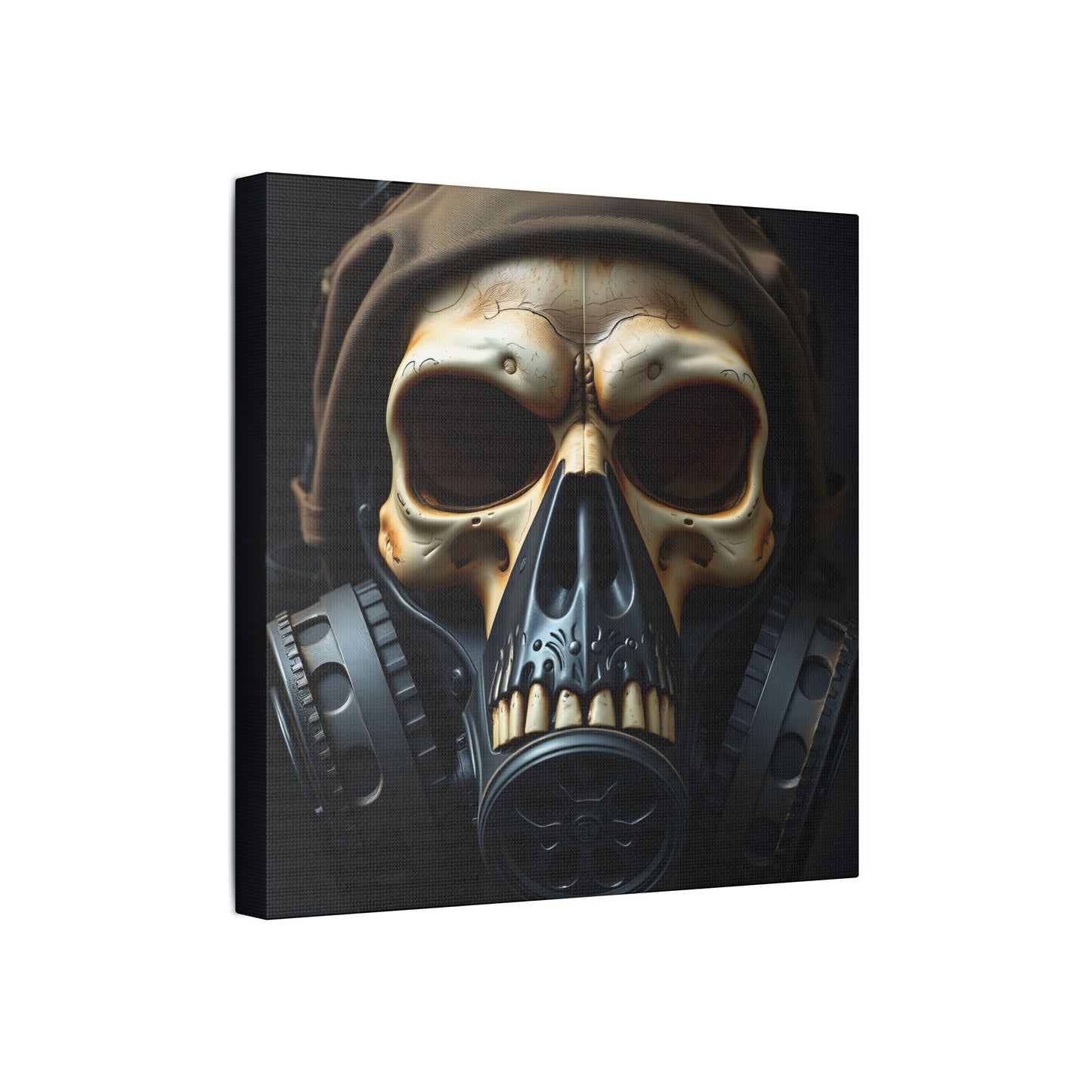 Gothic Skull Wall Art, Edgy Home Decor, Unique Gift, Fantasy Artwork, Statement Piece, Industrial Style