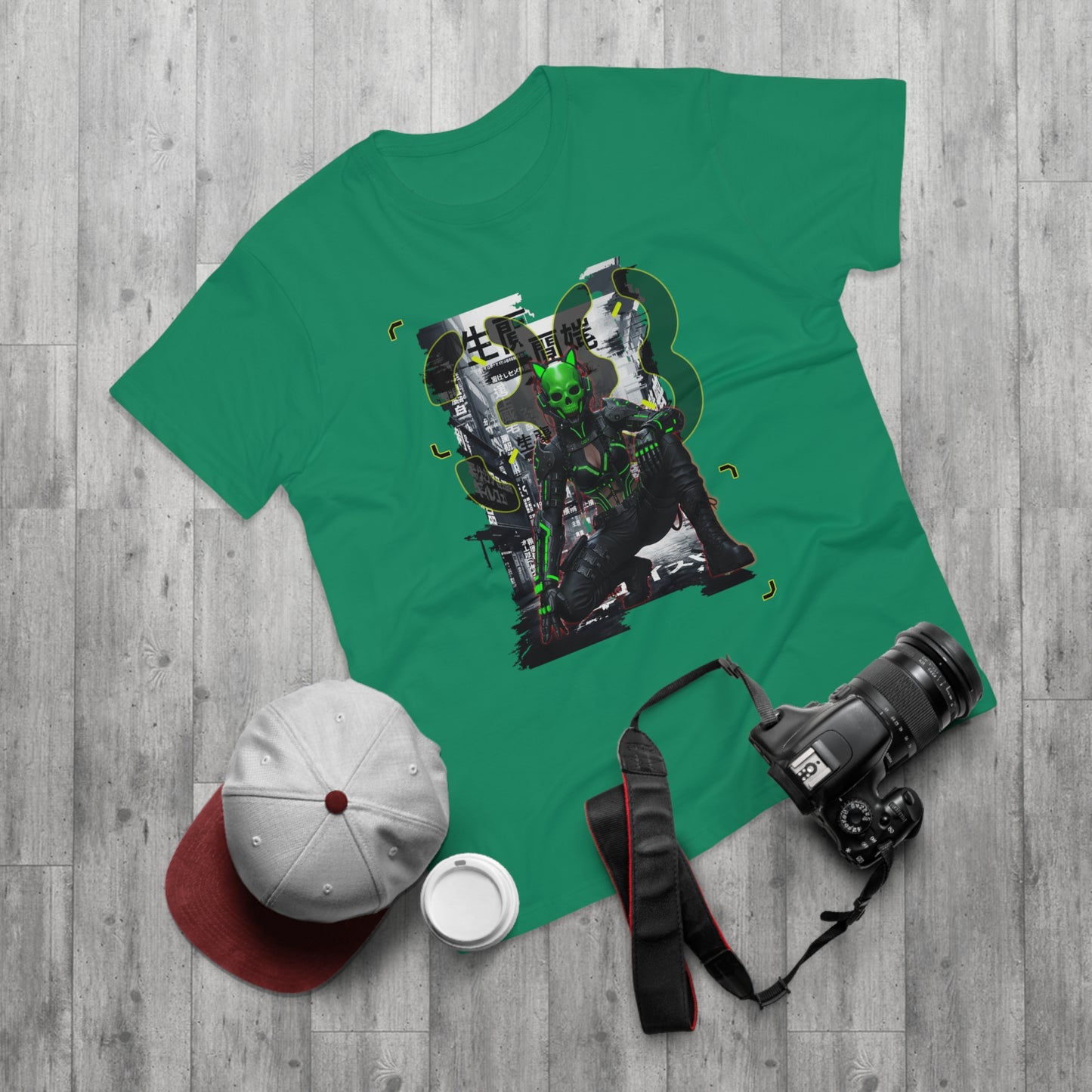 Cyberpunk Graphic Tee, Futuristic T-Shirt, Unisex Casual Wear, Unique Gift for Gamers, Trendy Streetwear, Sci-Fi Clothing
