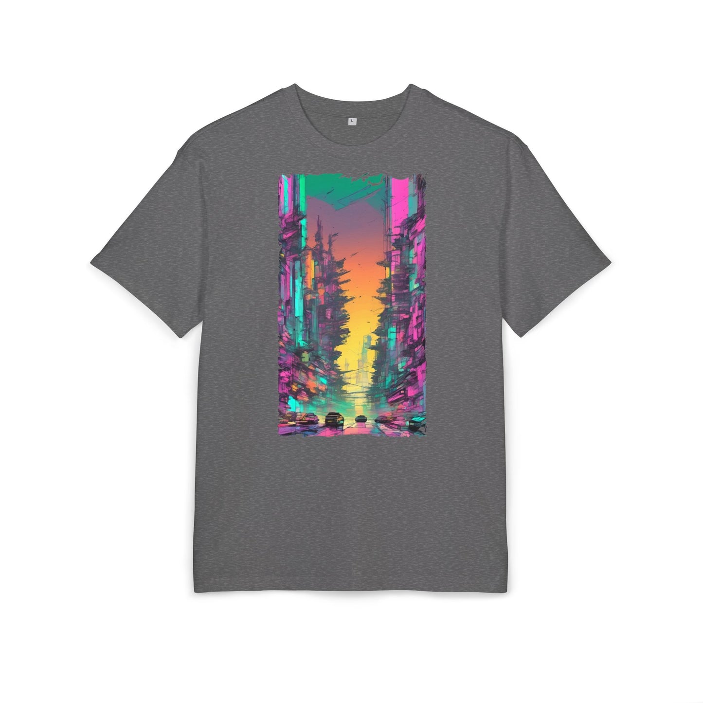 Vibrant Nature Sunset Unisex Oversize Tee, Cozy Graphic Shirt for Nature Lovers, Trendy Casual Wear, Gift for Friends, Summer Fashion