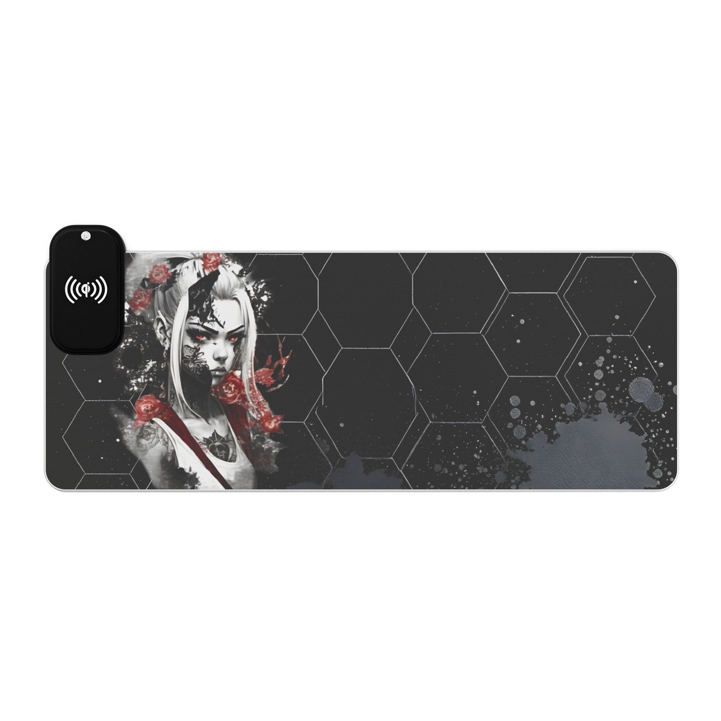LED Wireless Charging Gaming Mouse Pad - Perfect for Gamers and Tech Enthusiasts