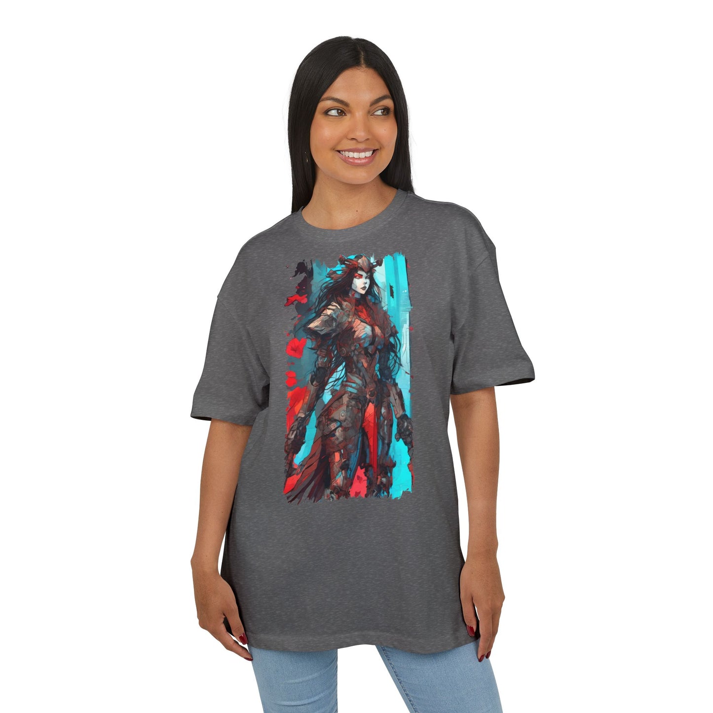 Stylish Graphic Oversize Tee with Fantasy Art, Unisex Casual Shirt, Anime Inspired Tee, Unique Gift for Gamers, Comfortable Everyday Wear