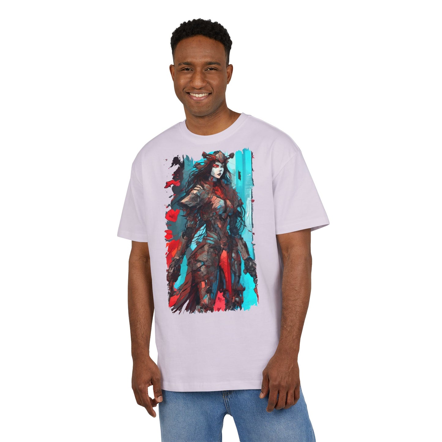 Stylish Graphic Oversize Tee with Fantasy Art, Unisex Casual Shirt, Anime Inspired Tee, Unique Gift for Gamers, Comfortable Everyday Wear