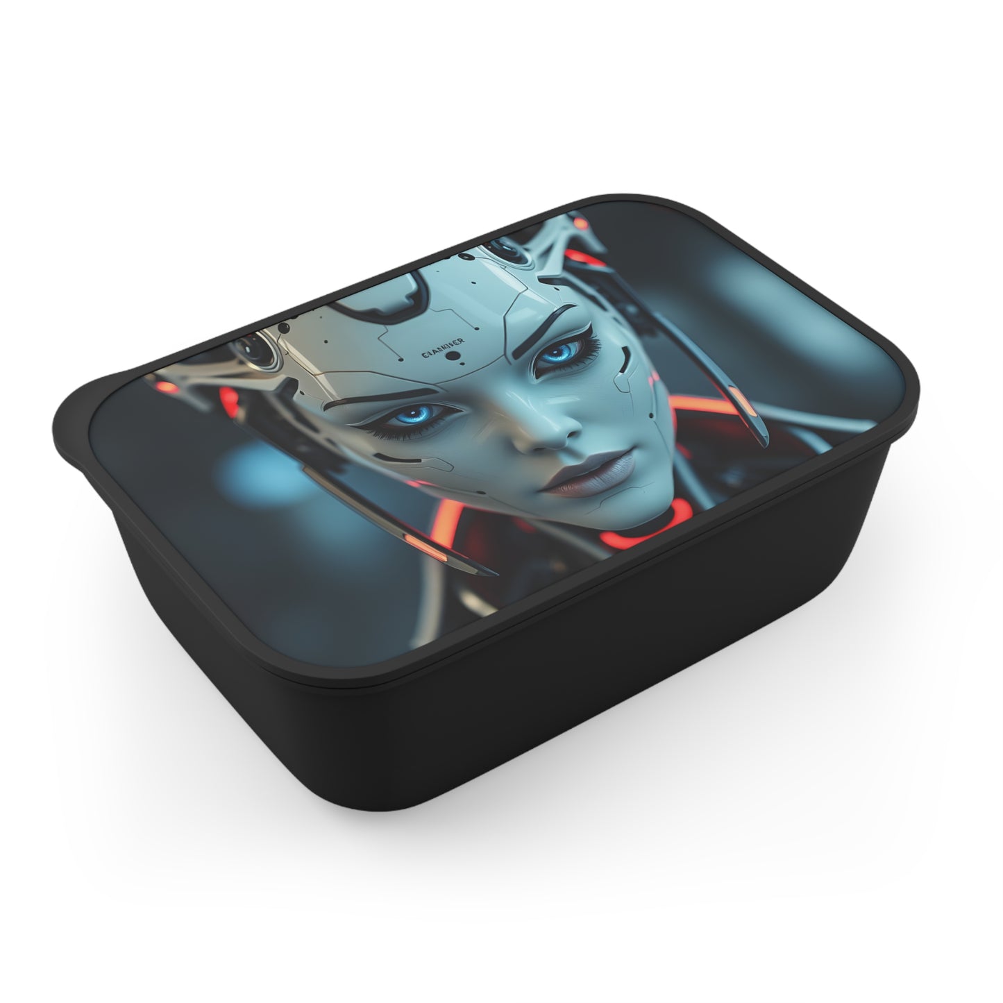 Futuristic Lunch Box, Lunch Container, Meal Prep Box, Eco-Friendly Food Storage, Gift for Tech Lovers, Stylish Food Carrier