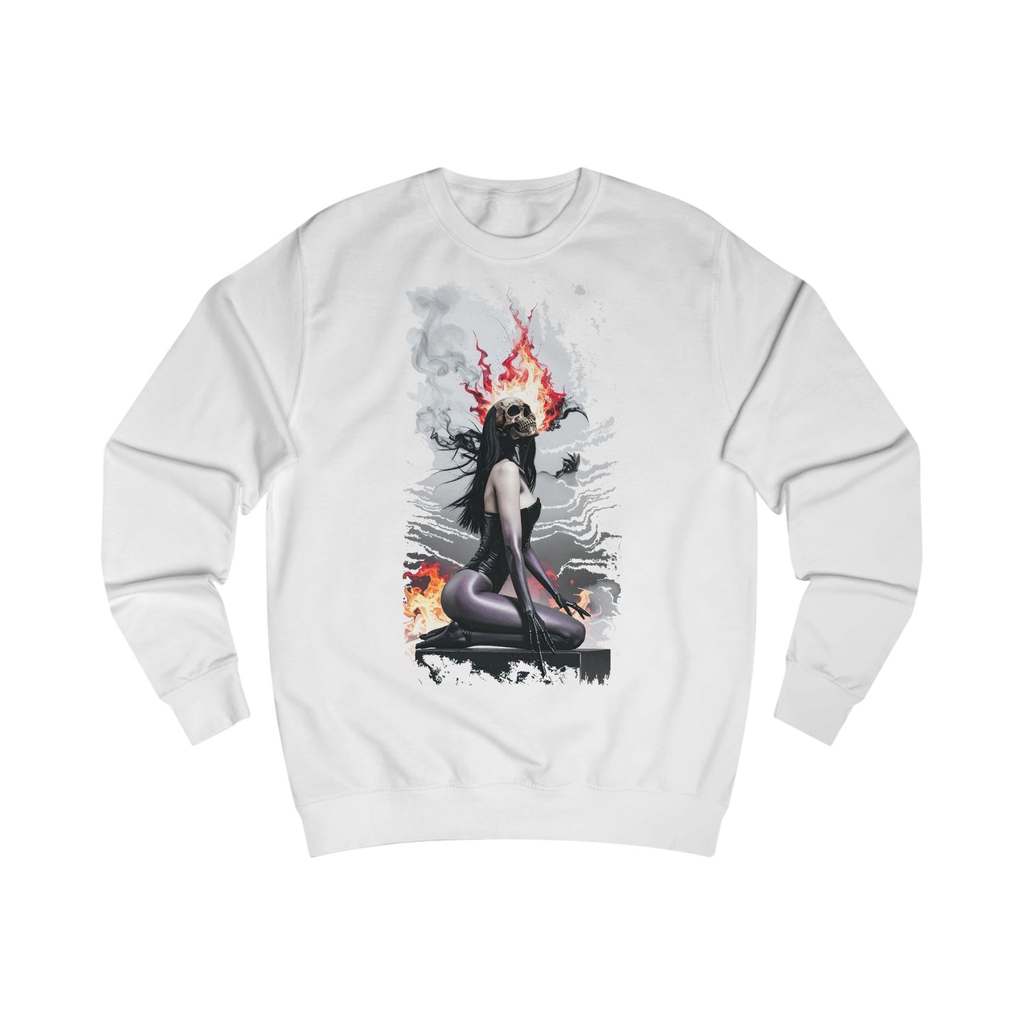 Gothic Fantasy Unisex Sweatshirt | Cozy Graphic Pullover for Nights Out, Casual Wear, Halloween, Gift Idea, Unique Style