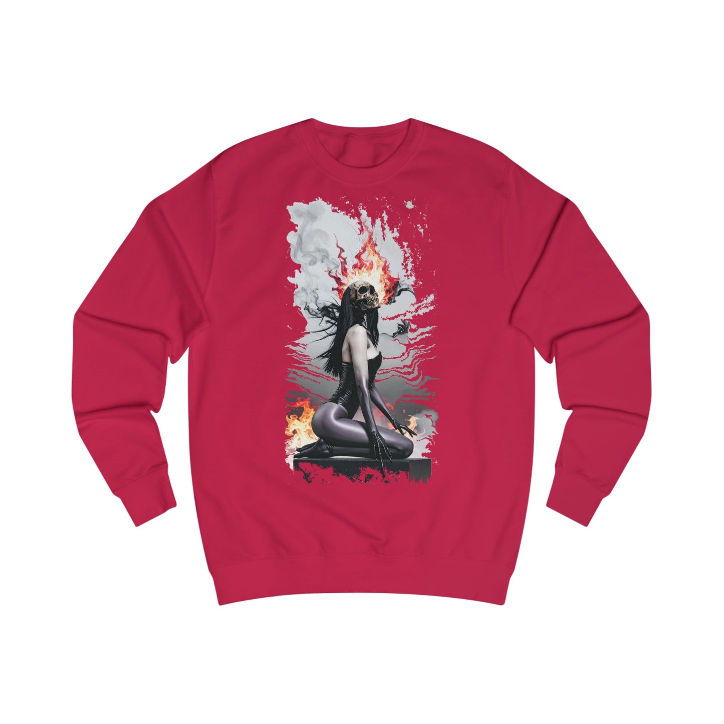 Gothic Fantasy Unisex Sweatshirt | Cozy Graphic Pullover for Nights Out, Casual Wear, Halloween, Gift Idea, Unique Style