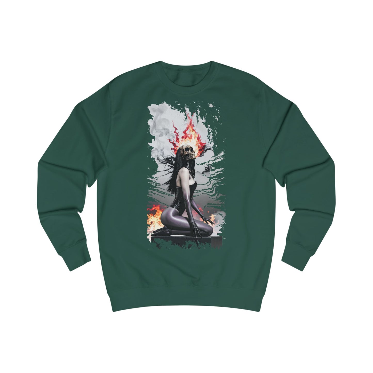 Gothic Fantasy Unisex Sweatshirt | Cozy Graphic Pullover for Nights Out, Casual Wear, Halloween, Gift Idea, Unique Style