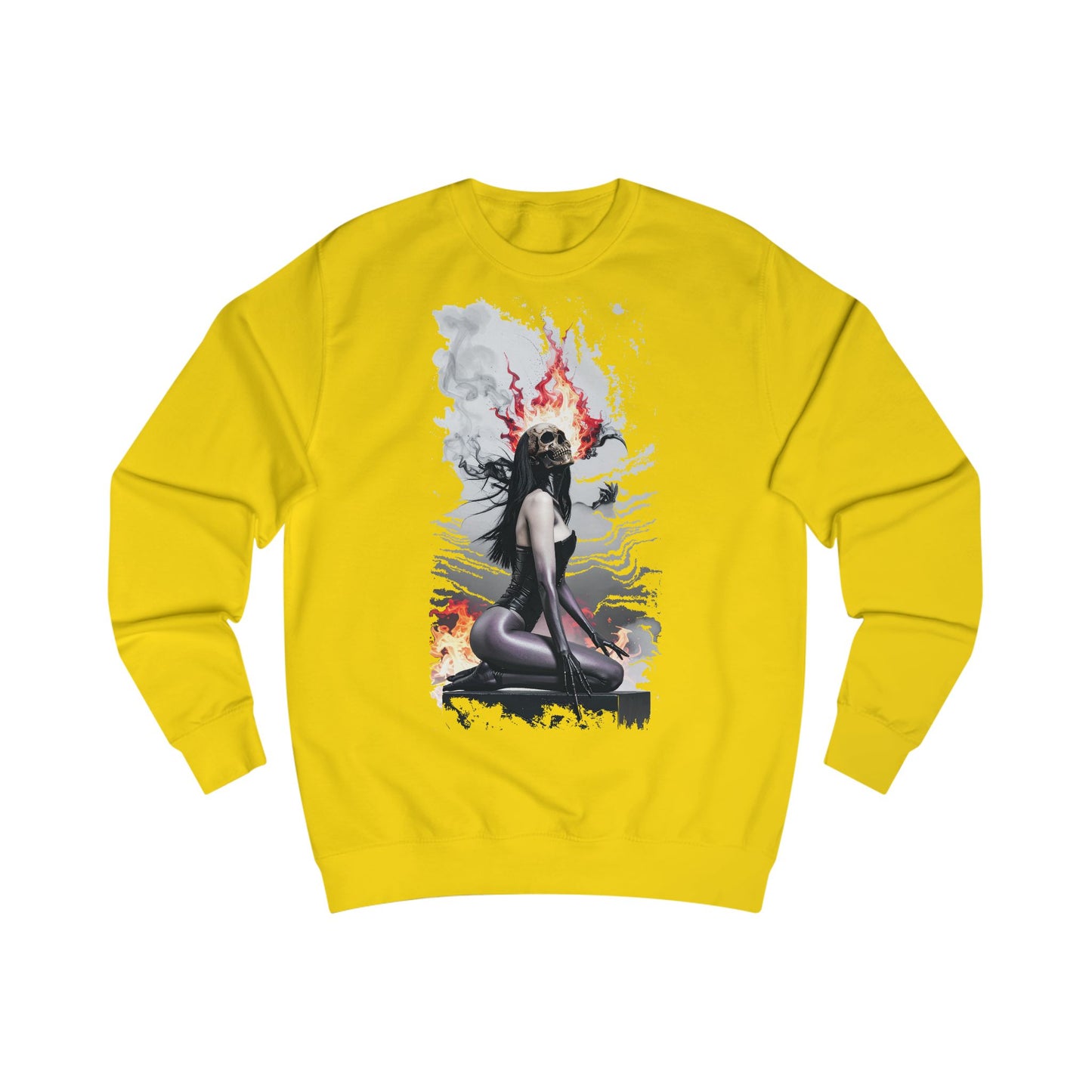 Gothic Fantasy Unisex Sweatshirt | Cozy Graphic Pullover for Nights Out, Casual Wear, Halloween, Gift Idea, Unique Style