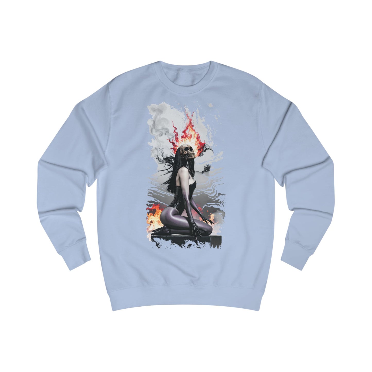Gothic Fantasy Unisex Sweatshirt | Cozy Graphic Pullover for Nights Out, Casual Wear, Halloween, Gift Idea, Unique Style
