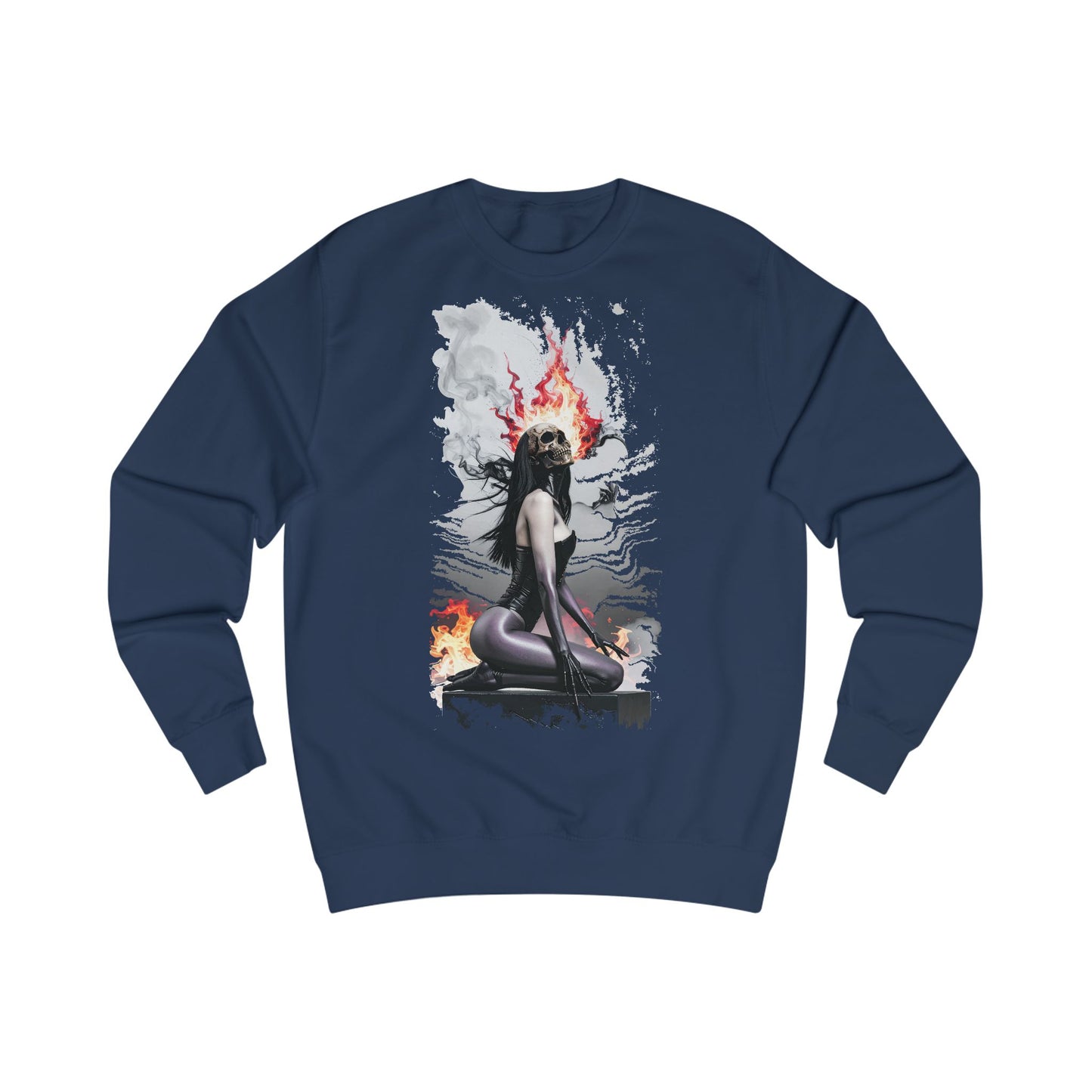 Gothic Fantasy Unisex Sweatshirt | Cozy Graphic Pullover for Nights Out, Casual Wear, Halloween, Gift Idea, Unique Style
