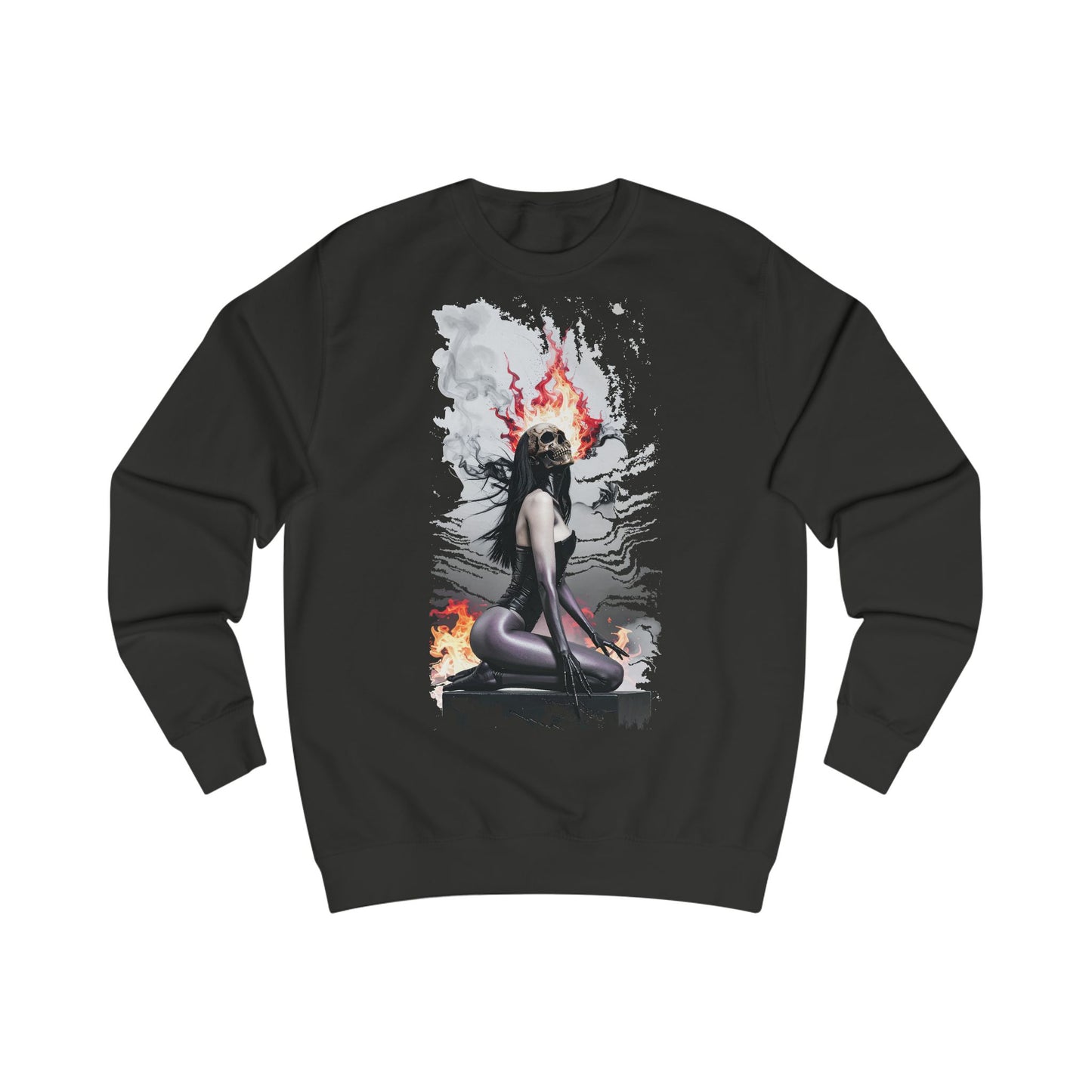 Gothic Fantasy Unisex Sweatshirt | Cozy Graphic Pullover for Nights Out, Casual Wear, Halloween, Gift Idea, Unique Style