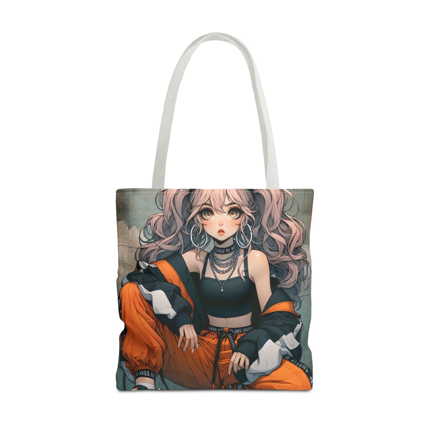 Stylish Anime Tote Bag, AOP Art Bag, Gift for Anime Lovers, Trendy Shopper Bag, Unique Fashion Accessory, Everyday Use Tote