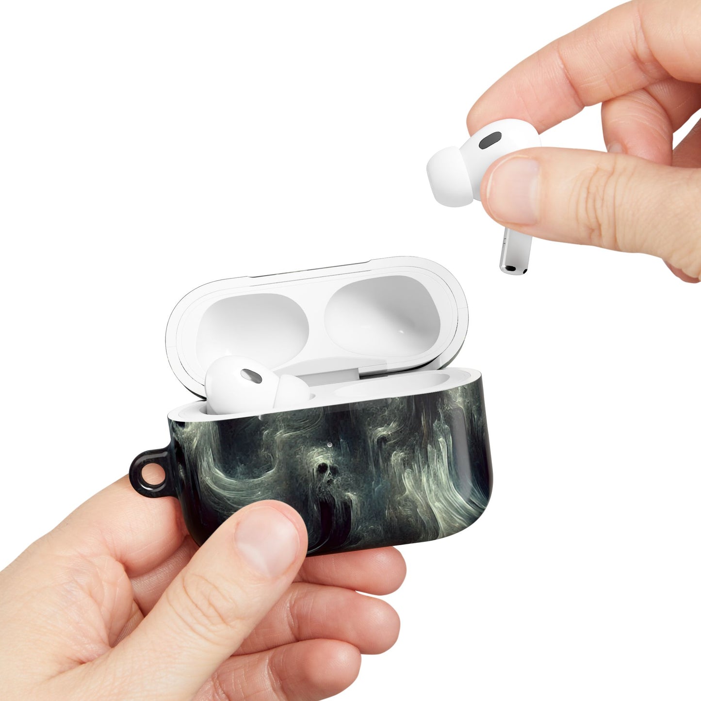 Gothic AirPod Cases | Dark Abstract Design, Unique Accessories, Stylish Tech Cover for Music Lovers, Gift for Halloween