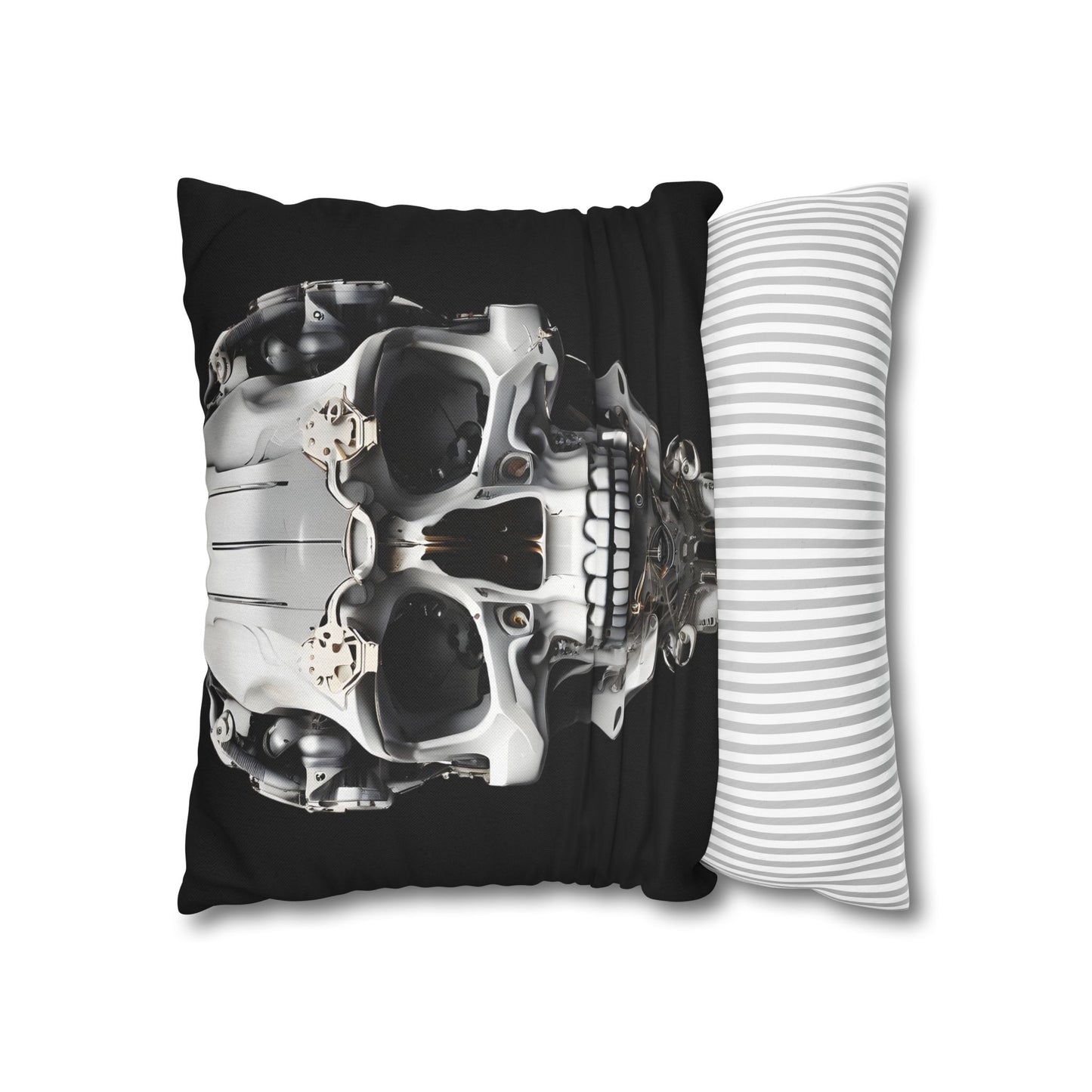 Polyester Square Pillowcase - Skull Collection