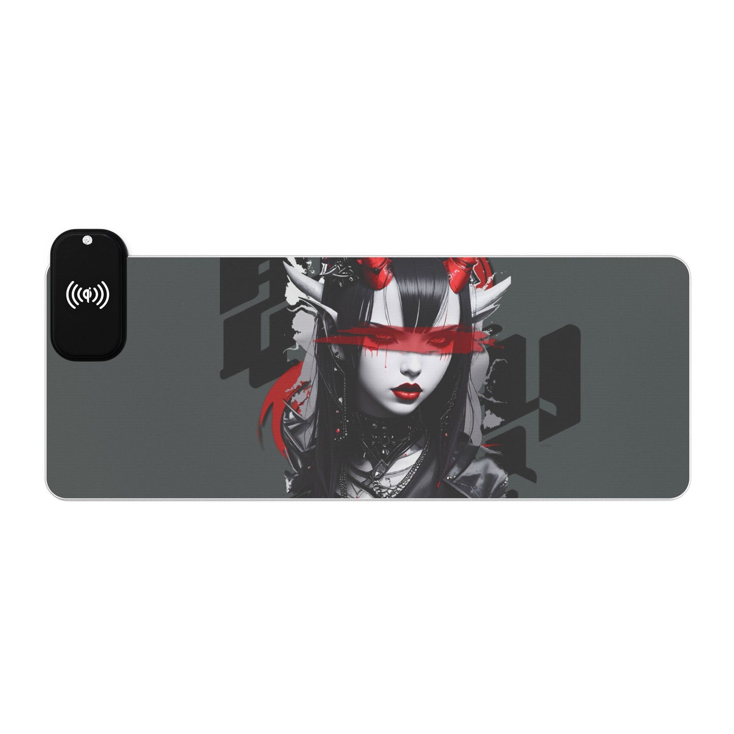 LED Gaming Mouse Pad with Wireless Charging - Stylish & Functional for Gamers, Desk Accessories, Computer Setup, Gift Ideas, Modern Decor