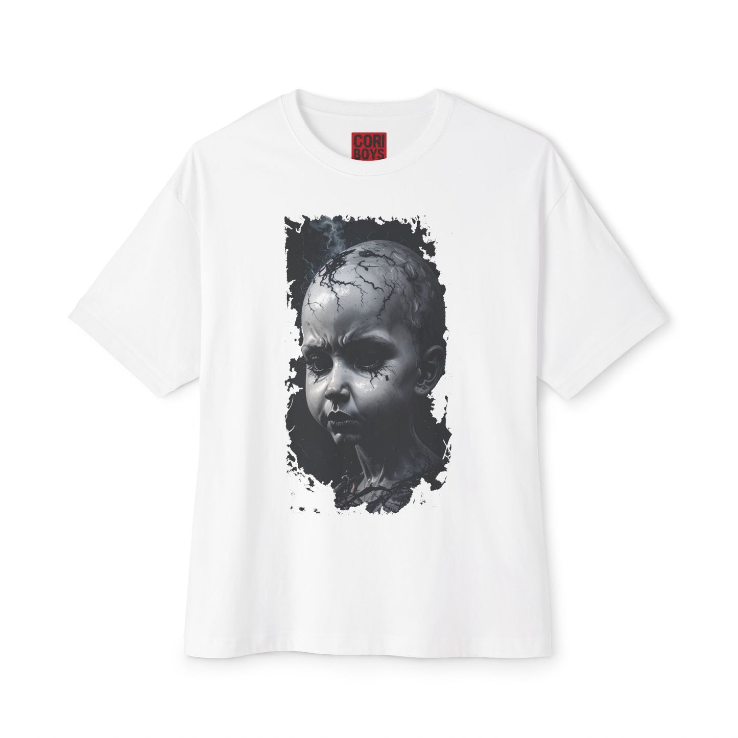 Edgy Unisex Oversized Tee - Streetwear Graphic Top, Casual Style, Everyday Wear, Unique Gift, Alternative Fashion