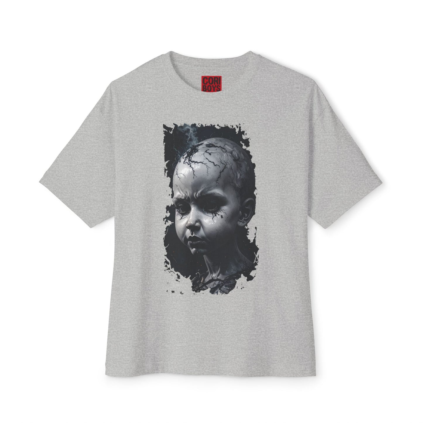 Edgy Unisex Oversized Tee - Streetwear Graphic Top, Casual Style, Everyday Wear, Unique Gift, Alternative Fashion