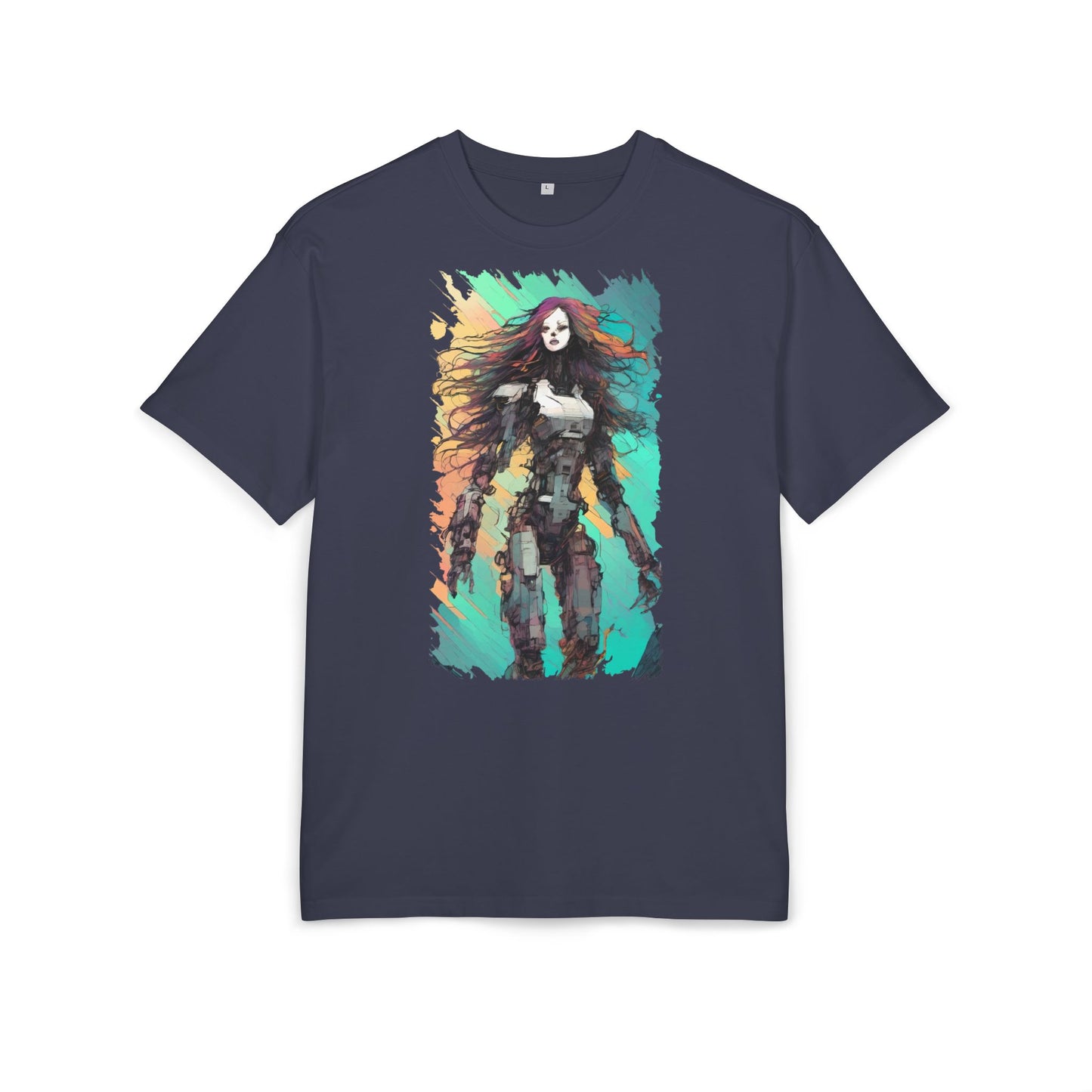 Artistic Graphic Tee, Casual Oversize Top, Unique T-Shirt Gift, Trendy Streetwear, Creative Fashion Statement