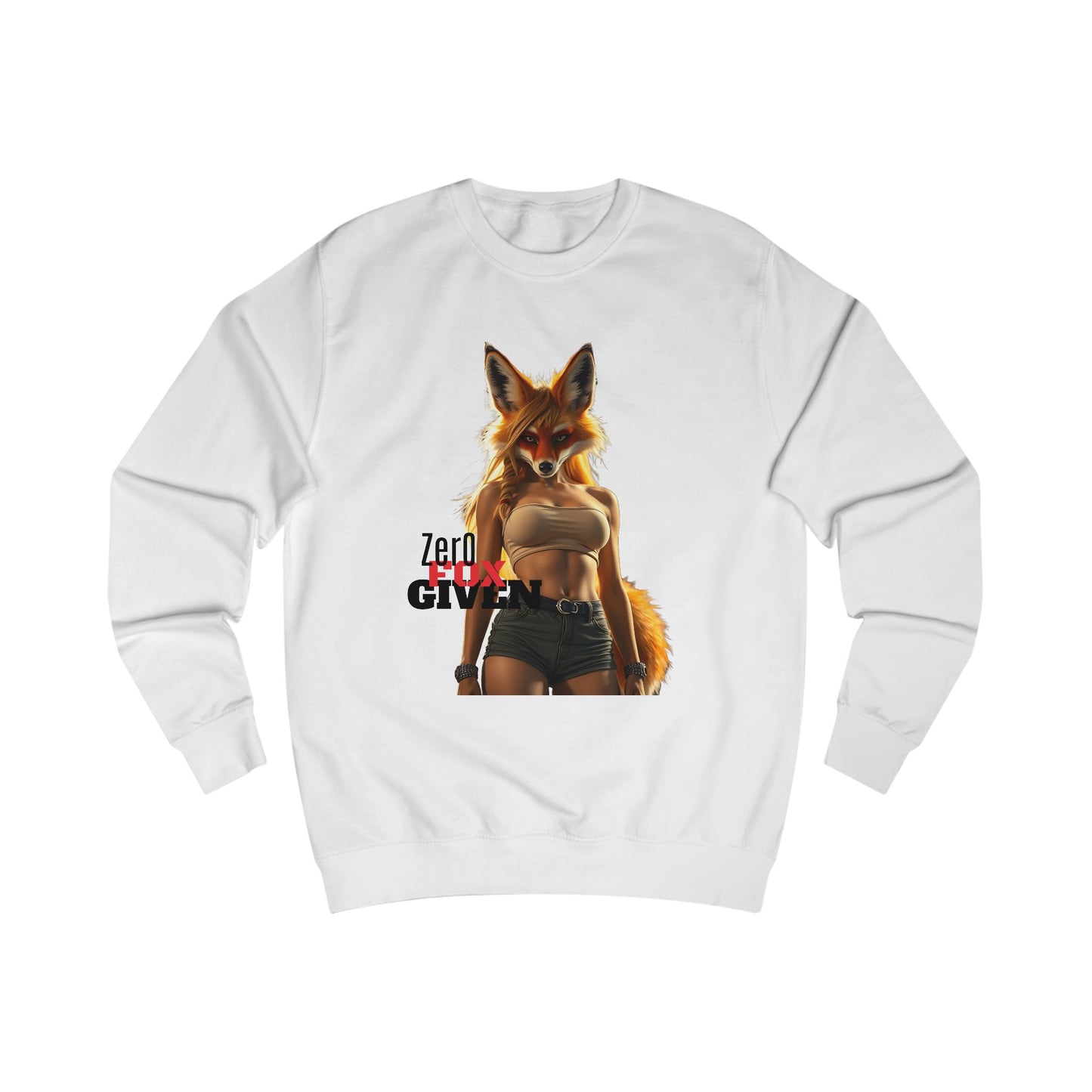 Edgy Graphic Sweatshirt, Zero Given Sweatshirt, Unisex Pullover, Trendy Streetwear, Gift for Him/Her, Casual Layering Top