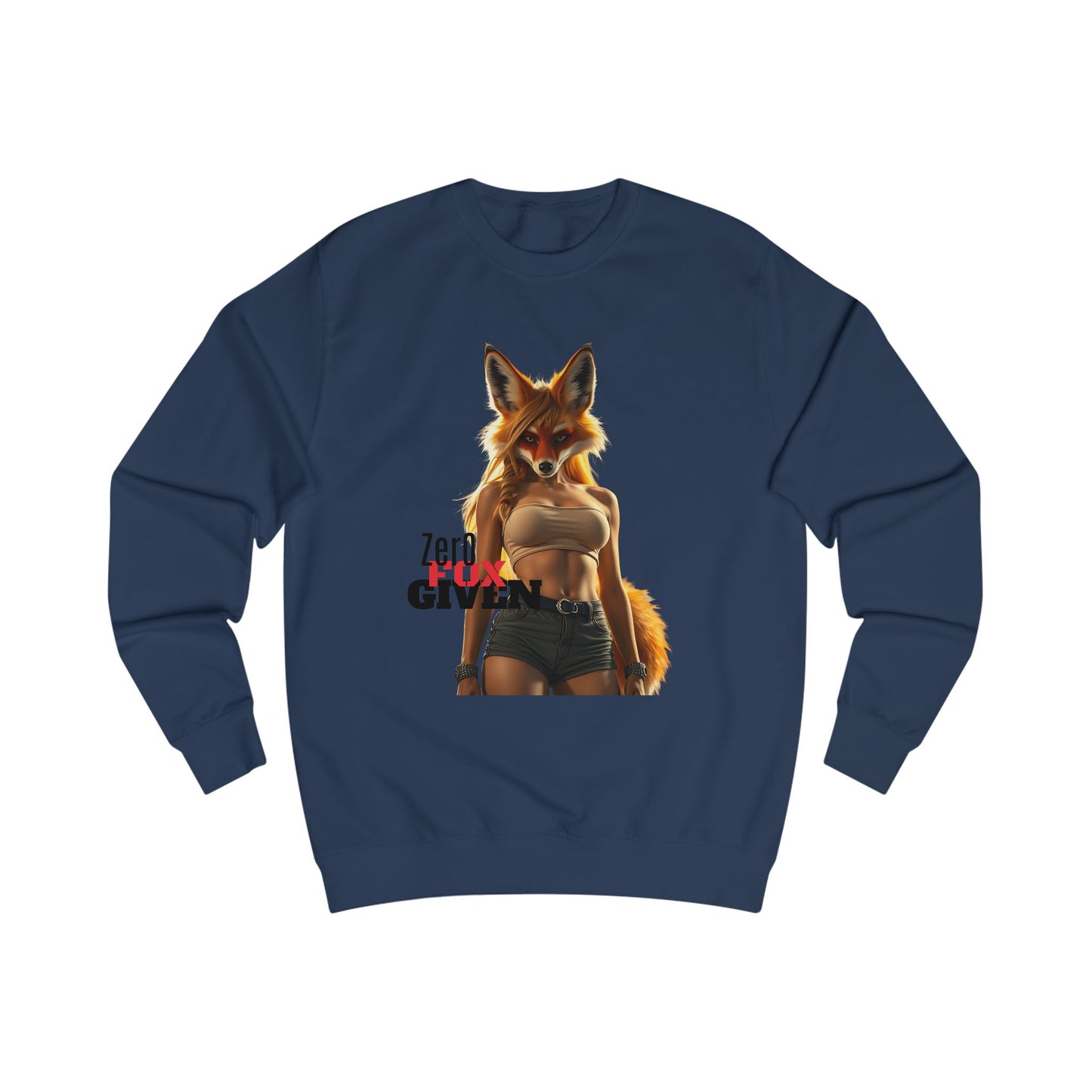 Edgy Graphic Sweatshirt, Zero Given Sweatshirt, Unisex Pullover, Trendy Streetwear, Gift for Him/Her, Casual Layering Top