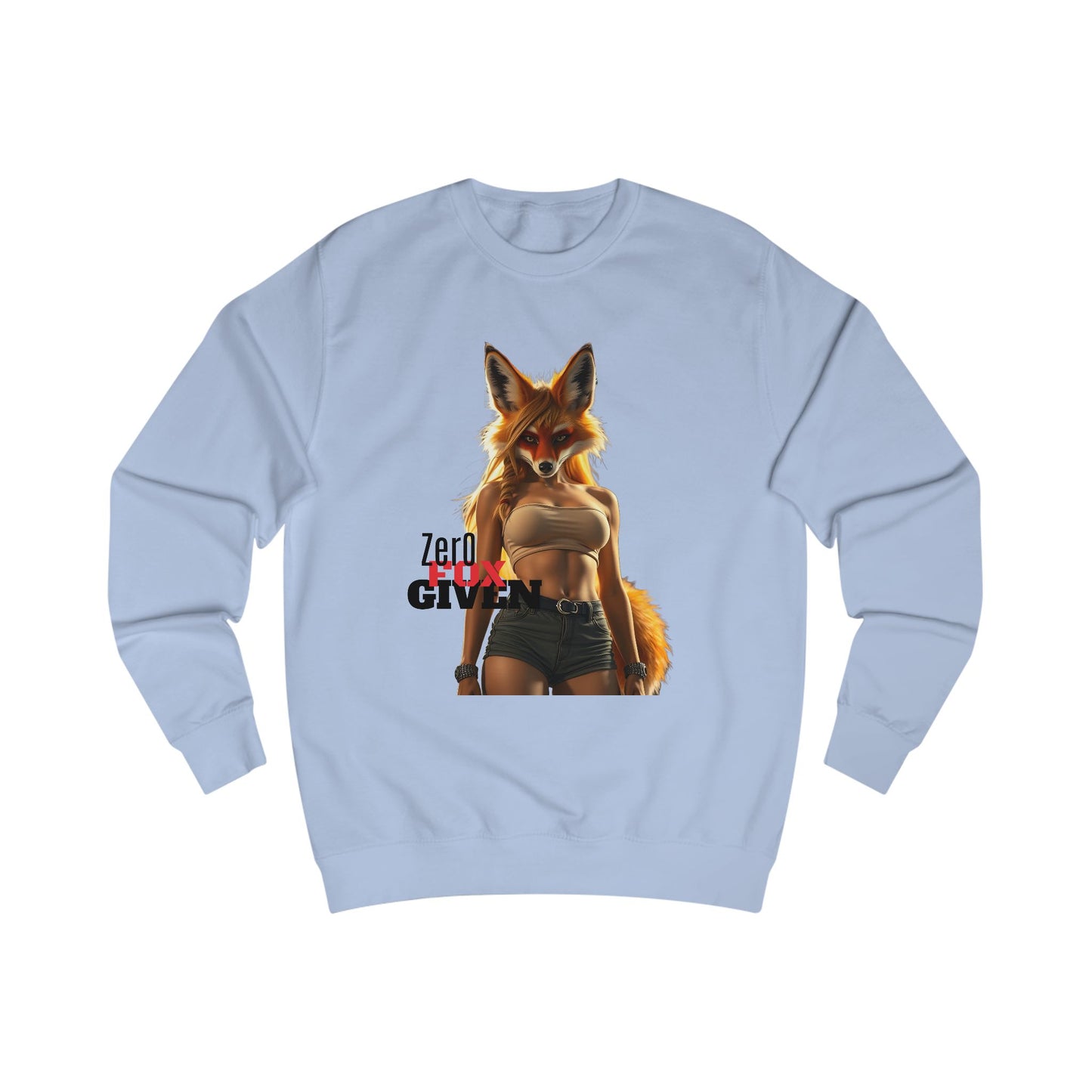 Edgy Graphic Sweatshirt, Zero Given Sweatshirt, Unisex Pullover, Trendy Streetwear, Gift for Him/Her, Casual Layering Top