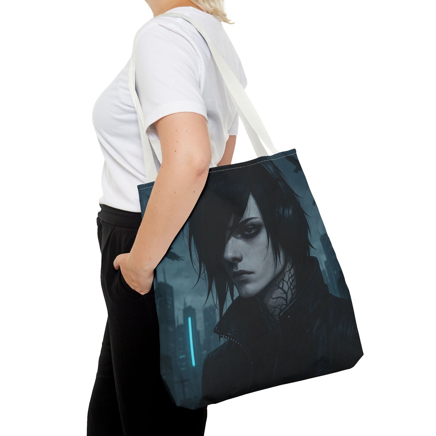 Gothic Art Tote Bag - Stylish Reusable Shopping Bag, Perfect for Music Concerts, Festivals, Gifts, Eco-Friendly Storage