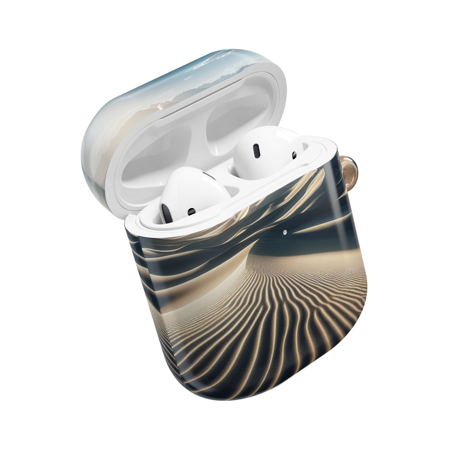 Desert Dunes AirPod Case - Nature Inspired, Unique Tech Accessory for Music Lovers, Gift for Travelers, Stylish Earbud Cover