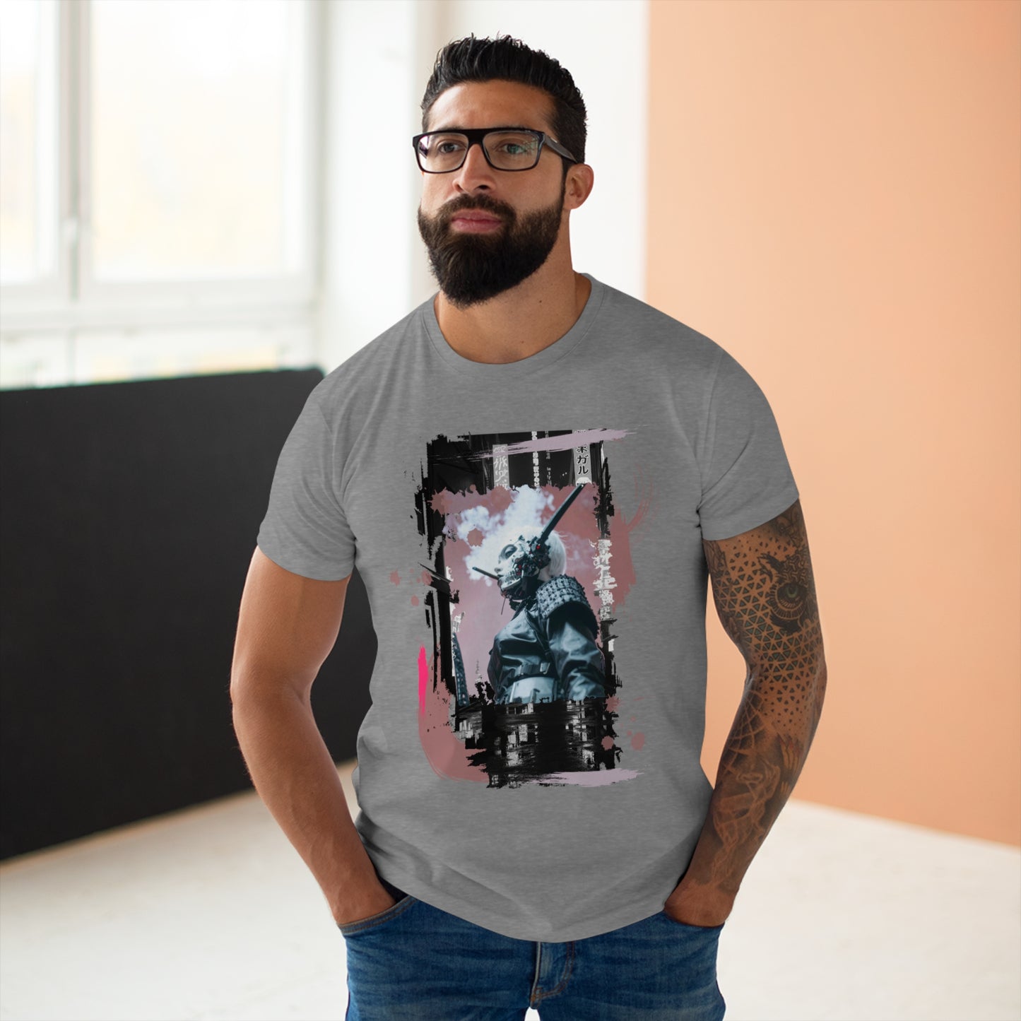 Cool Robot Graphic Tee, Unisex Streetwear Shirt, Unique Gift for Gamers, Casual Style, Art T-Shirt
