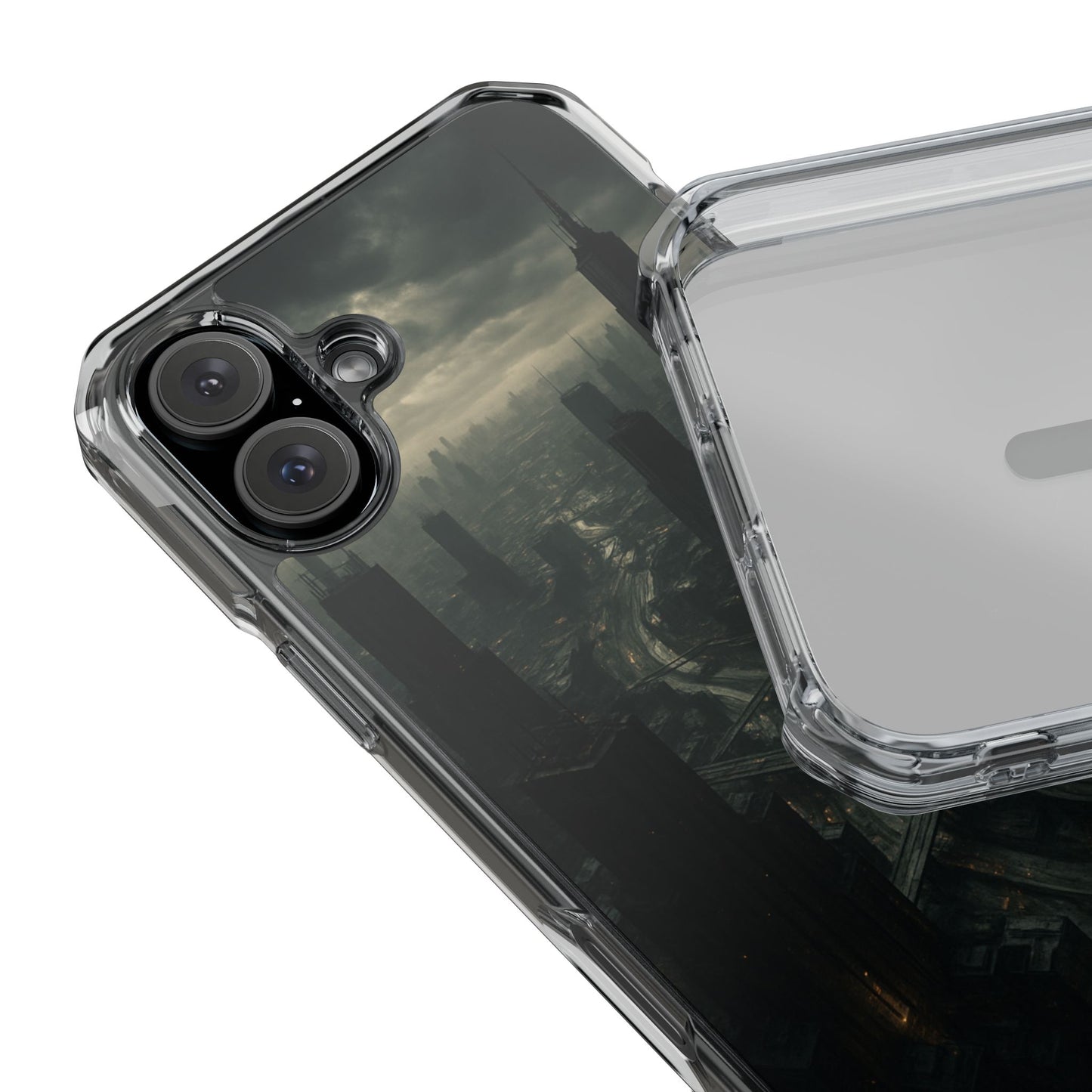 Magnetic Clear Impact Cases for a Stylish and Protective Phone Add a Futuristic Touch, Gift for Tech Lovers, Birthday or Holiday Present