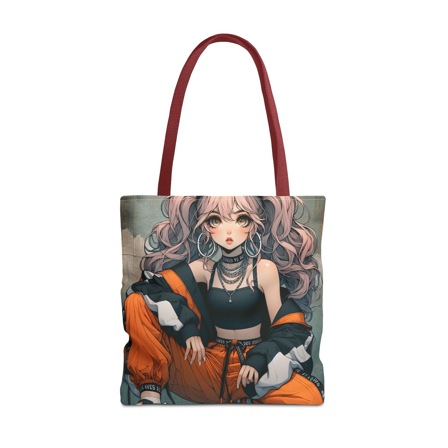 Stylish Anime Tote Bag, AOP Art Bag, Gift for Anime Lovers, Trendy Shopper Bag, Unique Fashion Accessory, Everyday Use Tote
