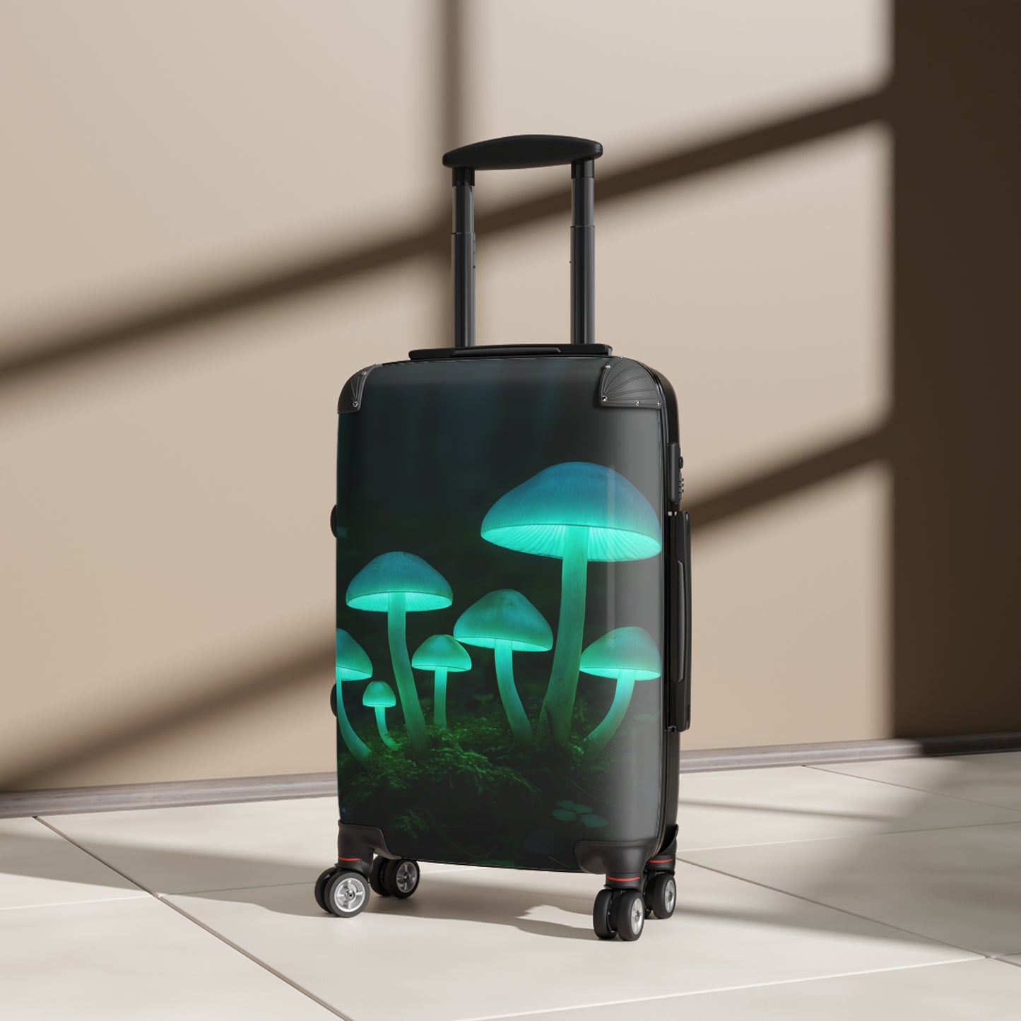 Mushroom Suitcase, Unique Travel Luggage, Stylish Carry-On for Nature Lovers, Perfect for Adventures, Gifts for Travelers
