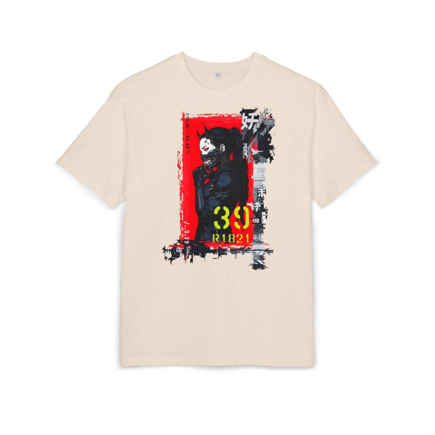 Artistic Oversize Tee featuring Bold Graphic Design, Unisex Heavyweight T-Shirt