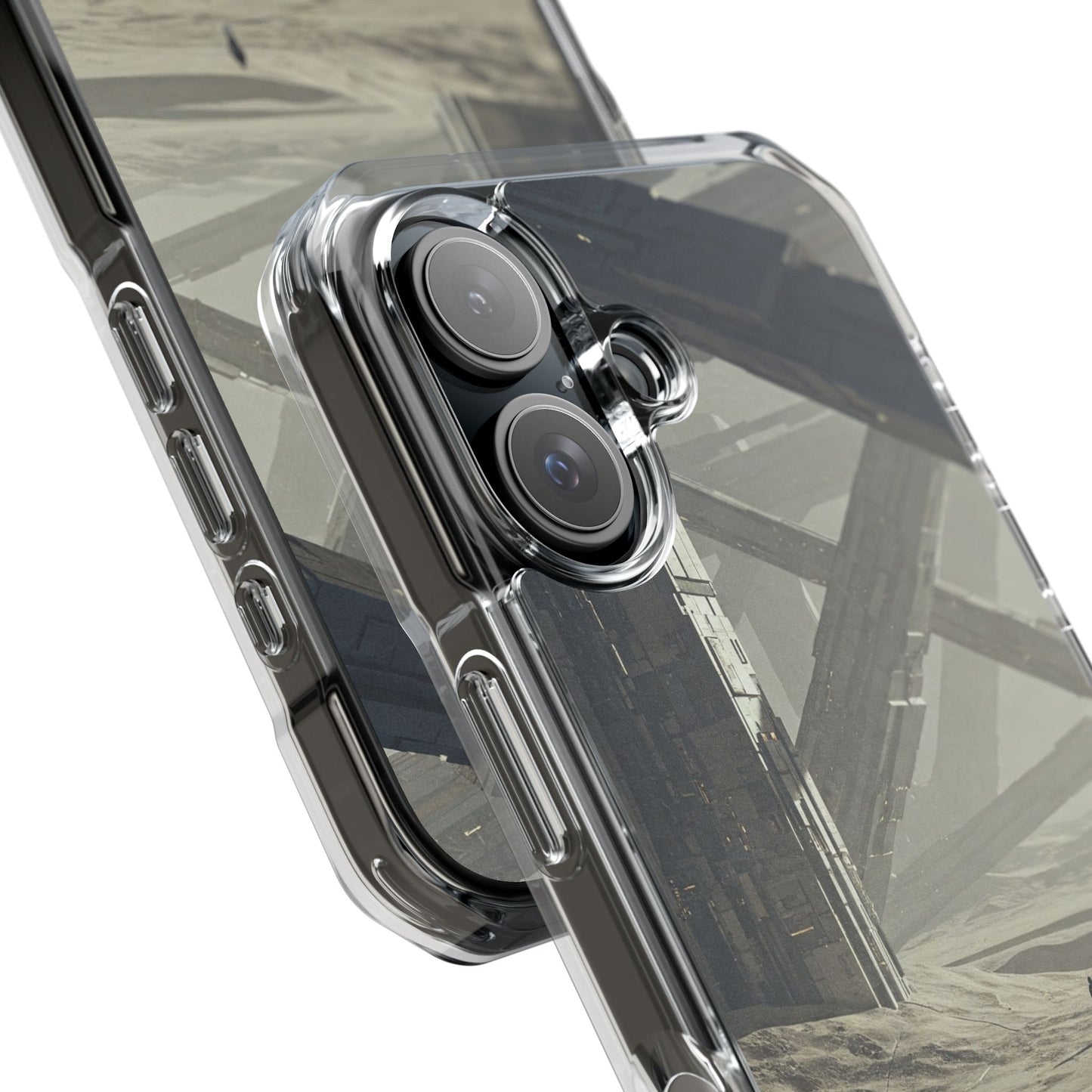 Magnetic Clear Impact Cases - Aesthetic Phone Protection, Unique Gift for Tech Lovers, Sleek Design for Minimalists