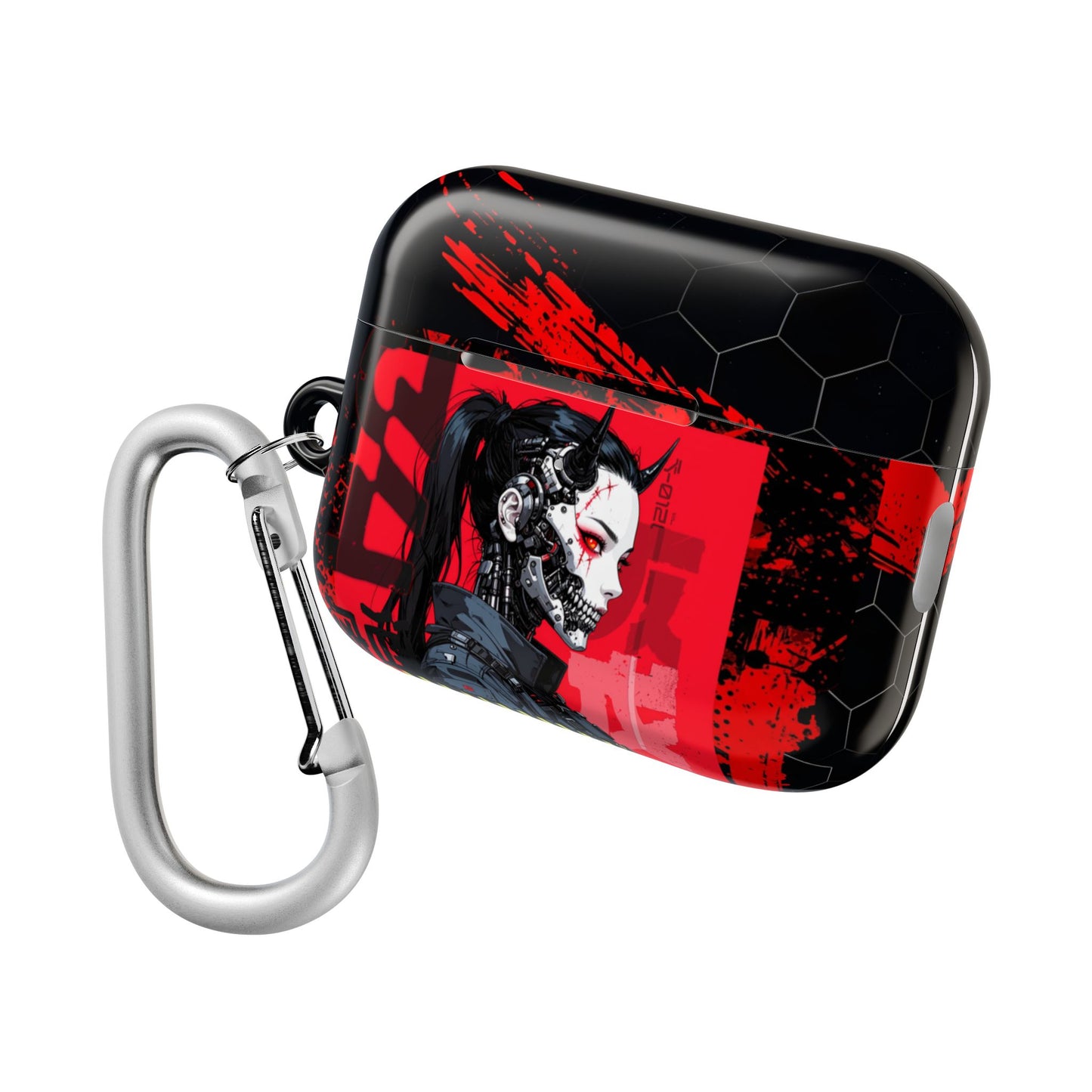 Cyberpunk AirPod Case - Stylish Reactive Design for Tech Lovers, Gifts for Gamers, Modern Charging Case, Unique Earbud Cover