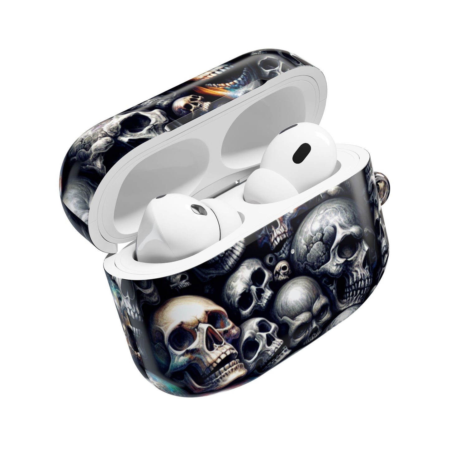 Gothic Skull AirPod Cases - Edgy Accessories for Music Lovers, Unique Gift for Teens, Halloween, Gothic Style, Skull Designs