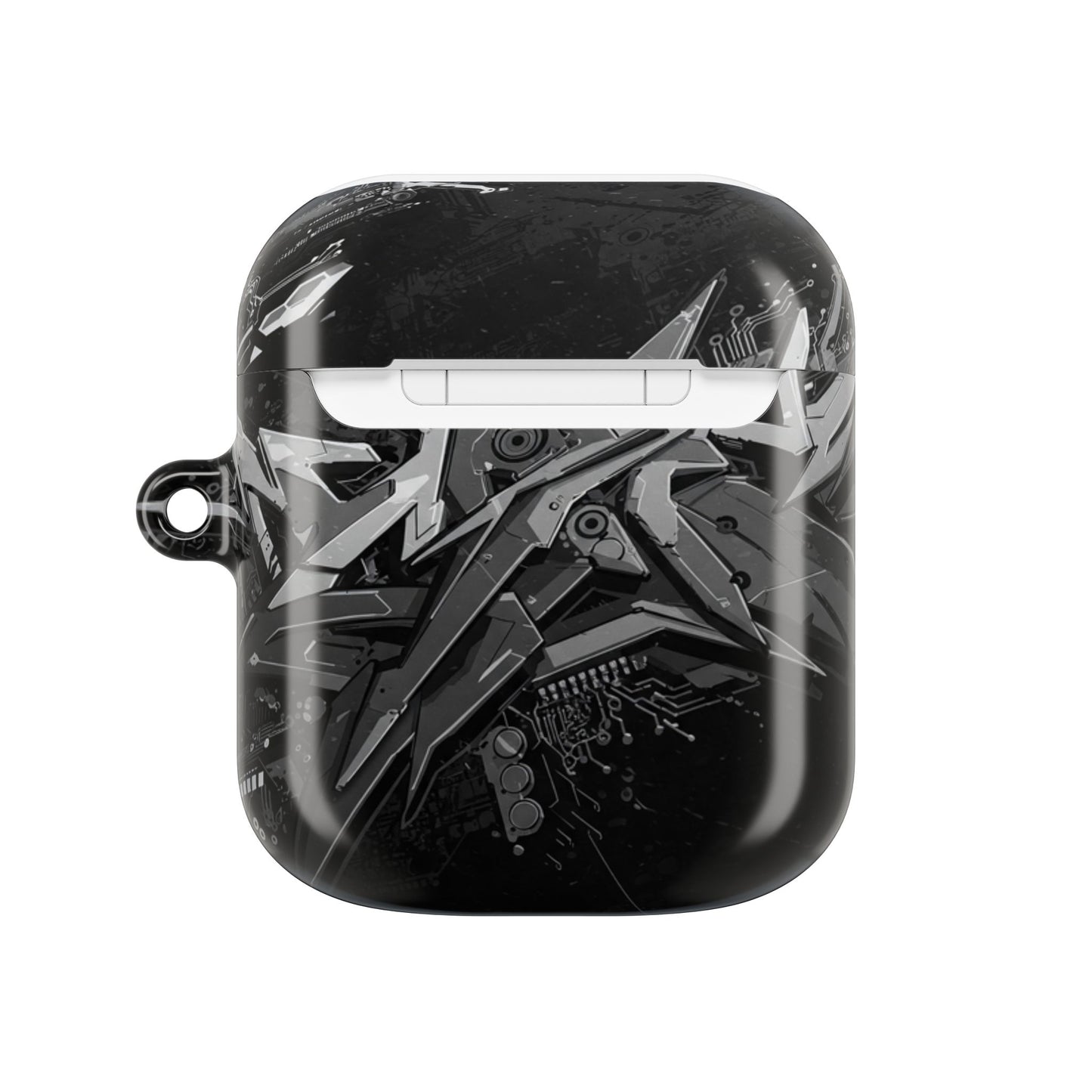 Urban Graffiti Cyber AirPod Cases, Trendy AirPod Holder, Stylish Earbud Case, Customizable Gift for Teens, Music Lover Accessory