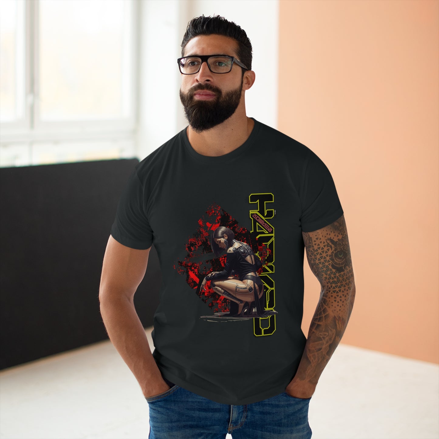 Stylish Unisex T-Shirt with Bold Graphic Design, Cool Casual Wear, Gift for Gamers, Graphic Tee, Everyday Fashion