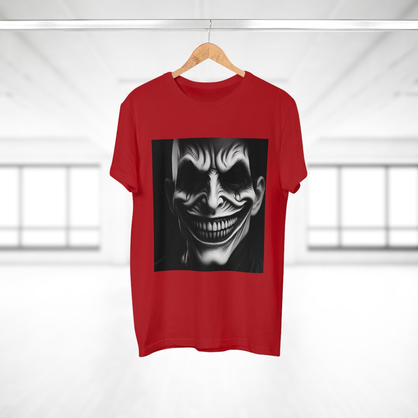 Creepy Clown Unisex T-Shirt - Unisex Graphic Tee for Halloween, Horror Fans, Costume Party, Unique Gift Idea, Spooky Apparel