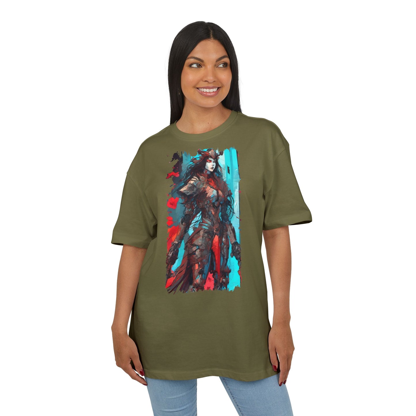 Stylish Graphic Oversize Tee with Fantasy Art, Unisex Casual Shirt, Anime Inspired Tee, Unique Gift for Gamers, Comfortable Everyday Wear