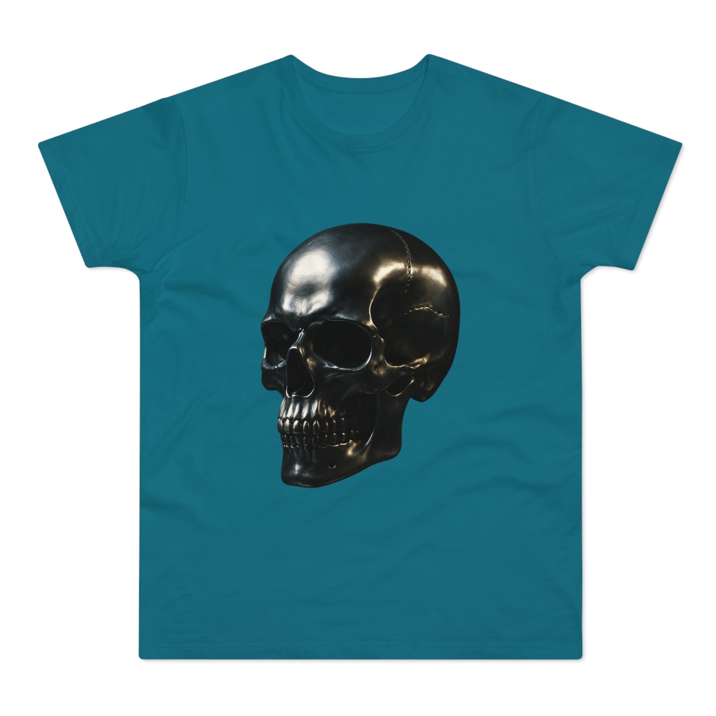 Gothic Skull Unisex T-Shirt, Edgy Graphic Tee, Halloween Apparel, Men's Casual Wear, Gift for Him