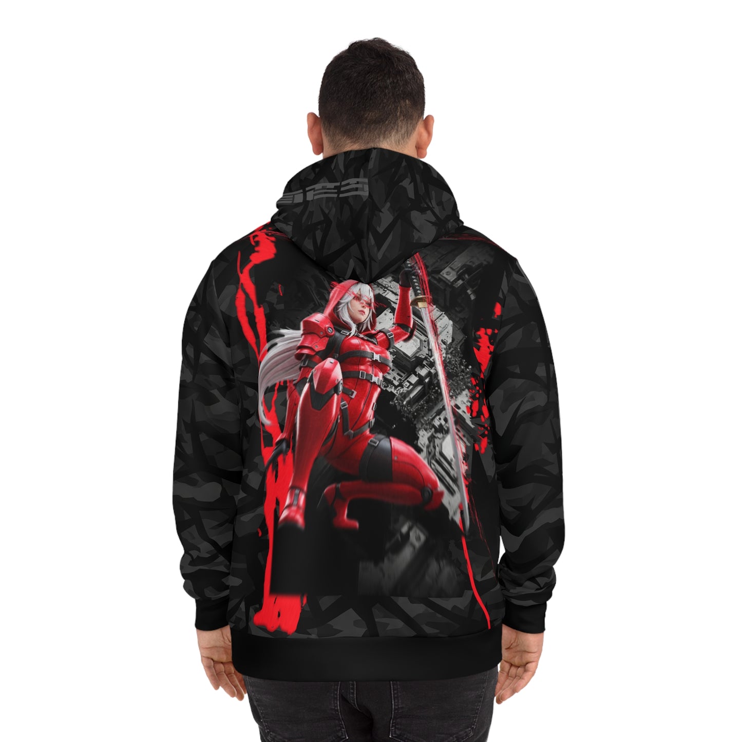 Stylish Graphic Hoodie - Unique All-Over Print, Trendy Fashion, Cosplay Apparel, Gift for Gamers, Casual Streetwear