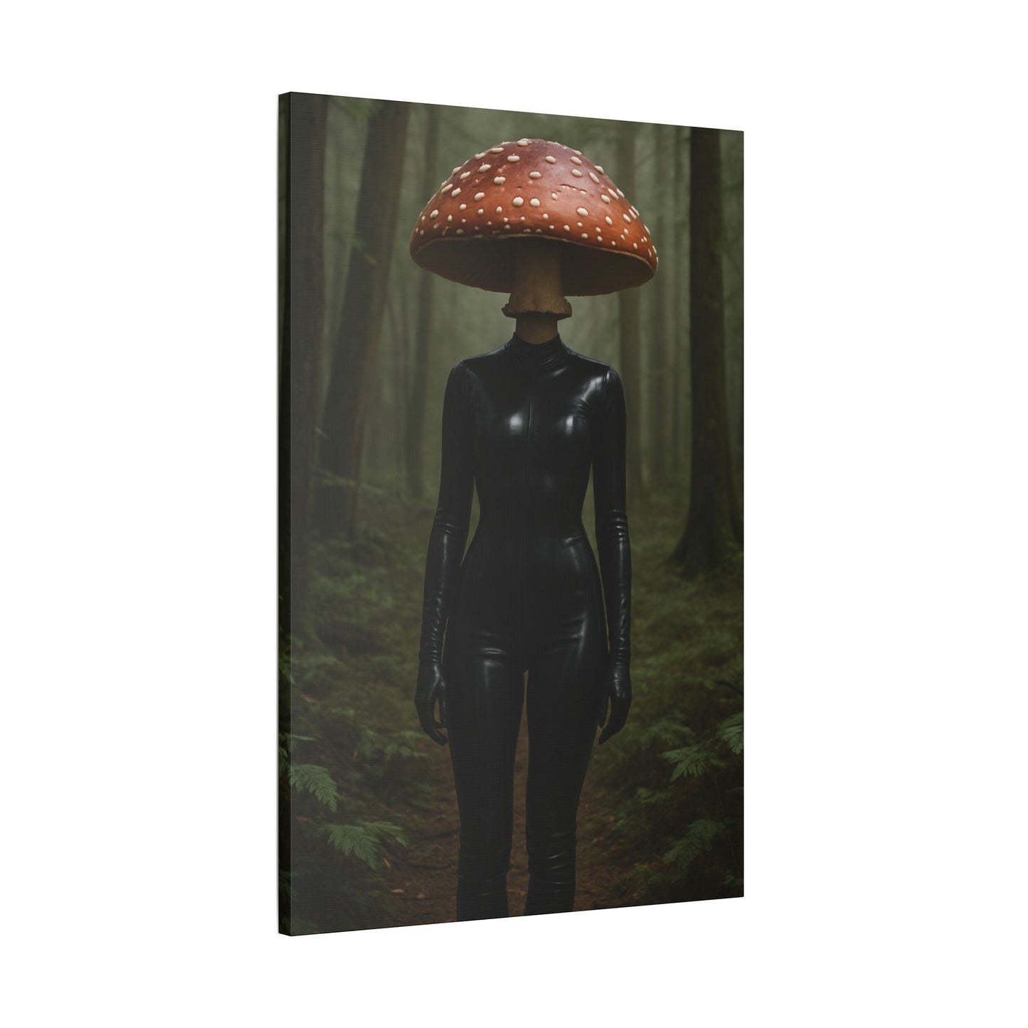Mystical Mushroom Canvas Art Print, Fantasy Wall Decor, Unique Gift, Home Decoration, Nature Inspired Artwork